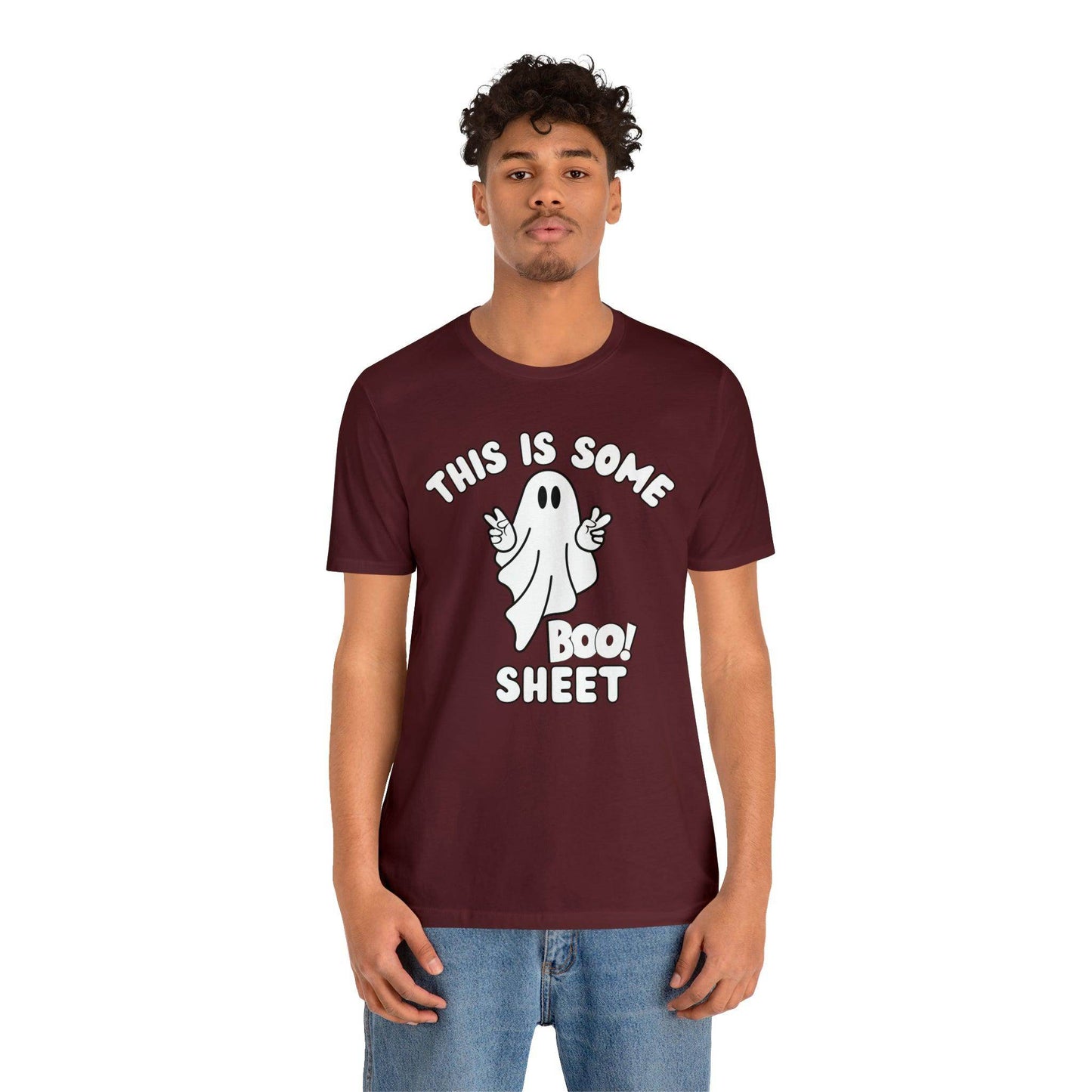 This Is Some Boo Sheet Funny Halloween Shirt Funny Halloween Costume Spooky Season Tee Funny Gift Shirt for Birthday Christmas Anniversary - Giftsmojo