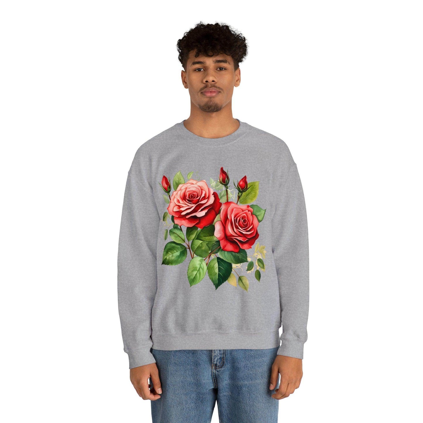 Christmas Flower Shirt Christmas Flower Sweatshirt Christmas Floral Sweatshirt Christmas Sweater Christmas Trendy Christmas Sweatshirt - Giftsmojo