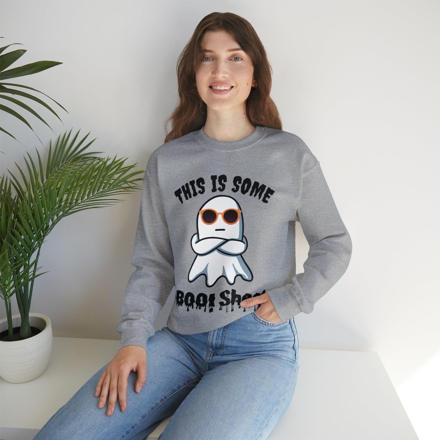 This Is Some Boo Sheet Funny HalloweenSweatshirt Funny Halloween Costume Spooky Season Tee Boo Ghost Sweatshirt Gift for Birthday Christmas