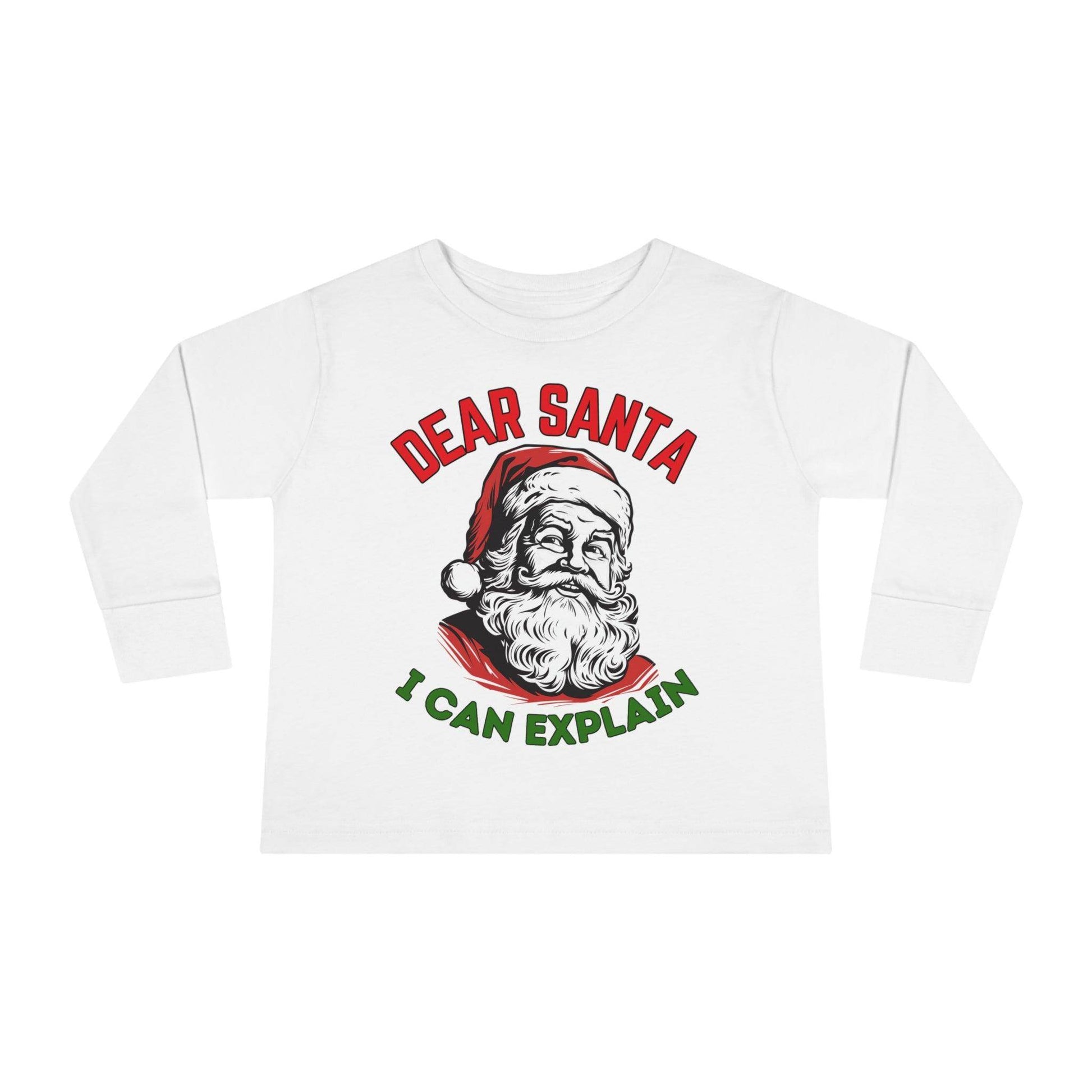Kids Dear Santa I Can Explain Christmas Shirt for Kids Christmas Outfit for Kids - Giftsmojo
