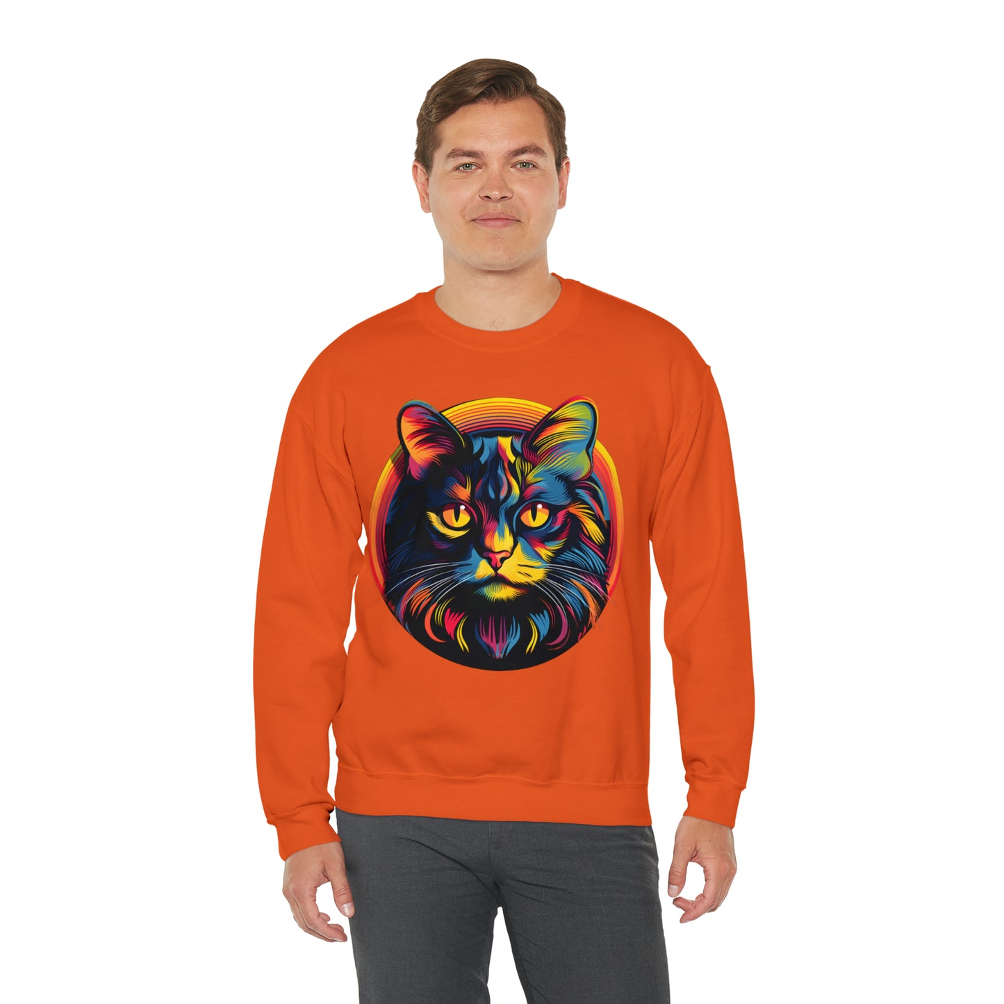 Vintage Cat Lover Sweater Retro Cat Sweatshirt Animal Lover Gift Cat Mom Gift Cat Lover Gift Cat Mom Sweatshirt Cat Crewneck Sweatshirt