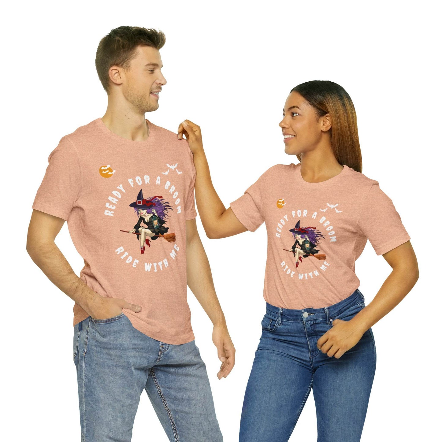 Ready for a Broom Ride with Me Halloween shirt, Witch shirt, Halloween tshirt, Halloween outfit, Work Halloween Costume - Giftsmojo