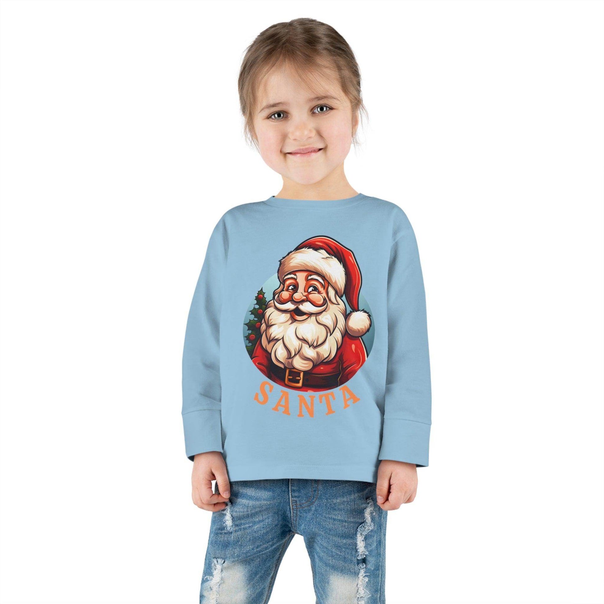 Kids Santa Shirt For Christmas Shirt for Kids Christmas Outfit for Kids - Giftsmojo