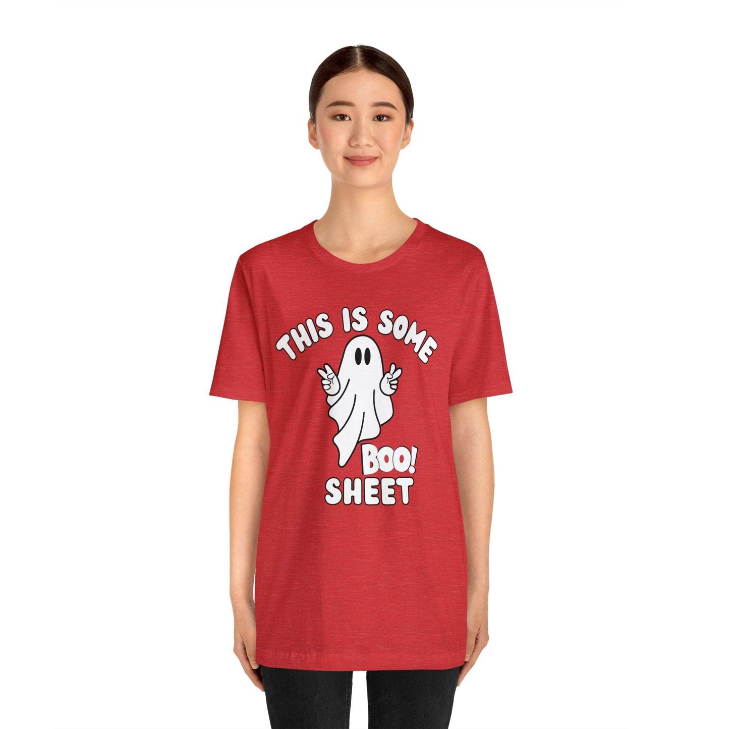 This Is Some Boo Sheet Funny Halloween Shirt Funny Halloween Costume Spooky Season Tee Funny Gift Shirt for Birthday Christmas Anniversary - Giftsmojo