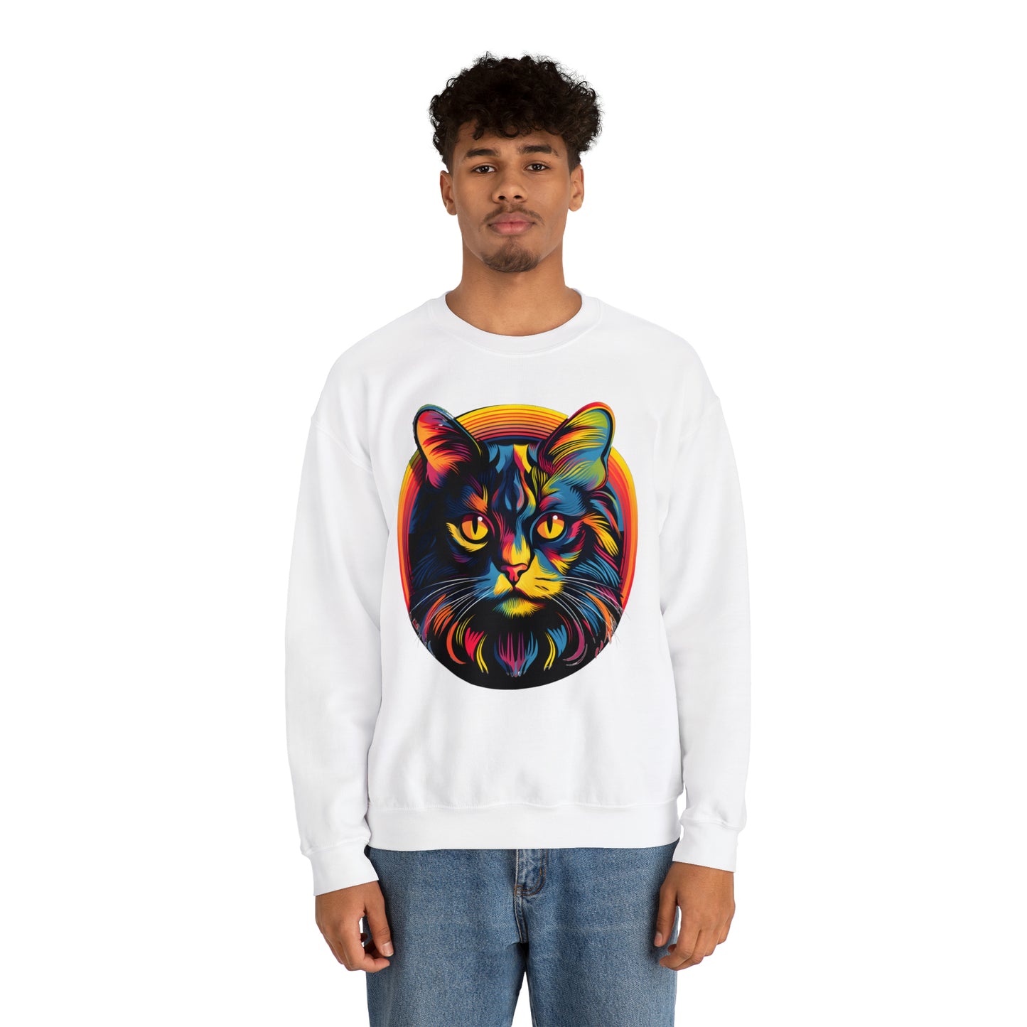 Vintage Cat Lover Sweater Retro Cat Sweatshirt Animal Lover Gift Cat Mom Gift Cat Lover Gift Cat Mom Sweatshirt Cat Crewneck Sweatshirt