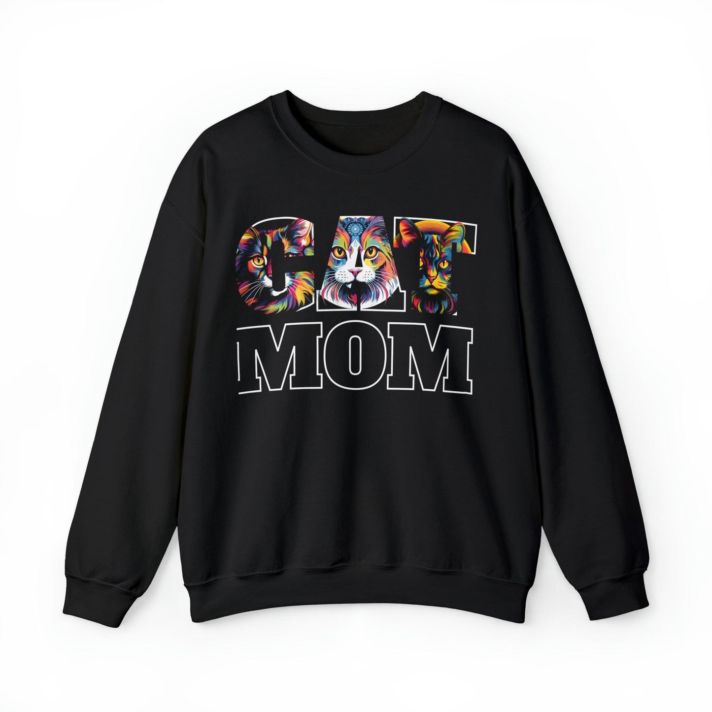 Cat Mom Sweatshirt Cat Sweatshirt Cat Crewneck Sweatshirt Cat Mom Gift Cat Lover Gift Cat Mama Shirt Cat Lover Sweater Animal Lover Gift