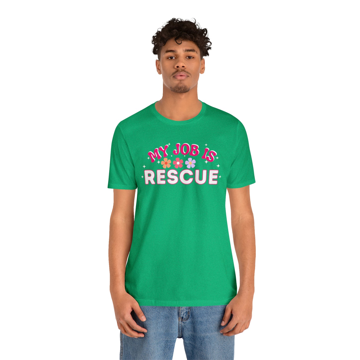 My Job is Rescue Shirt Firefighter Shirt Coast Guard Shirt Paramedic, Lifeguard,