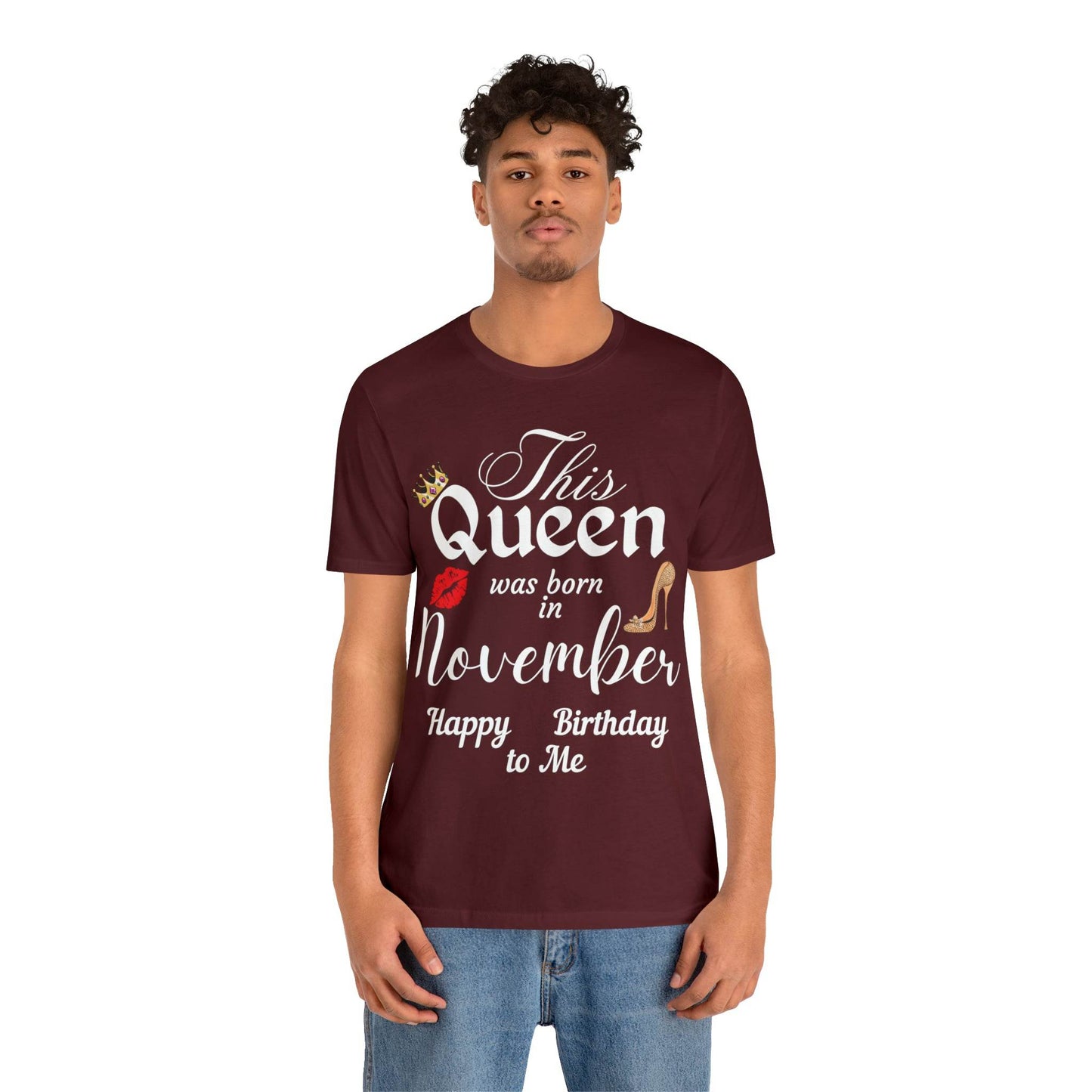 Birthday Queen Shirt, Gift for Birthday, This Queen was born in November Shirt, Funny Queen Shirt, Funny Birthday Shirt, Birthday Gift - Giftsmojo