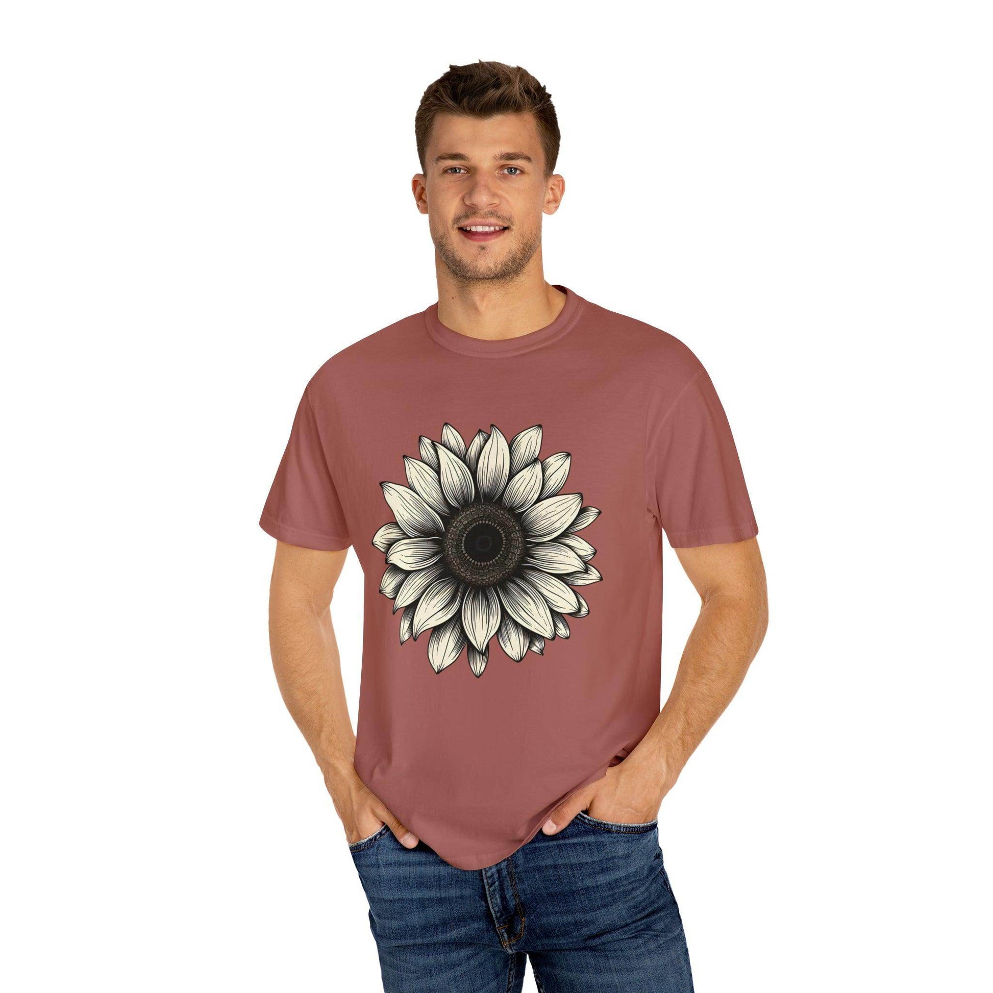 Sunflower Shirt Flower Shirt Aesthetic, Floral Graphic Tee Floral Shirt Flower T-shirt, Wild Flower Shirt Gift For Her Wildflower T-shirt - Giftsmojo