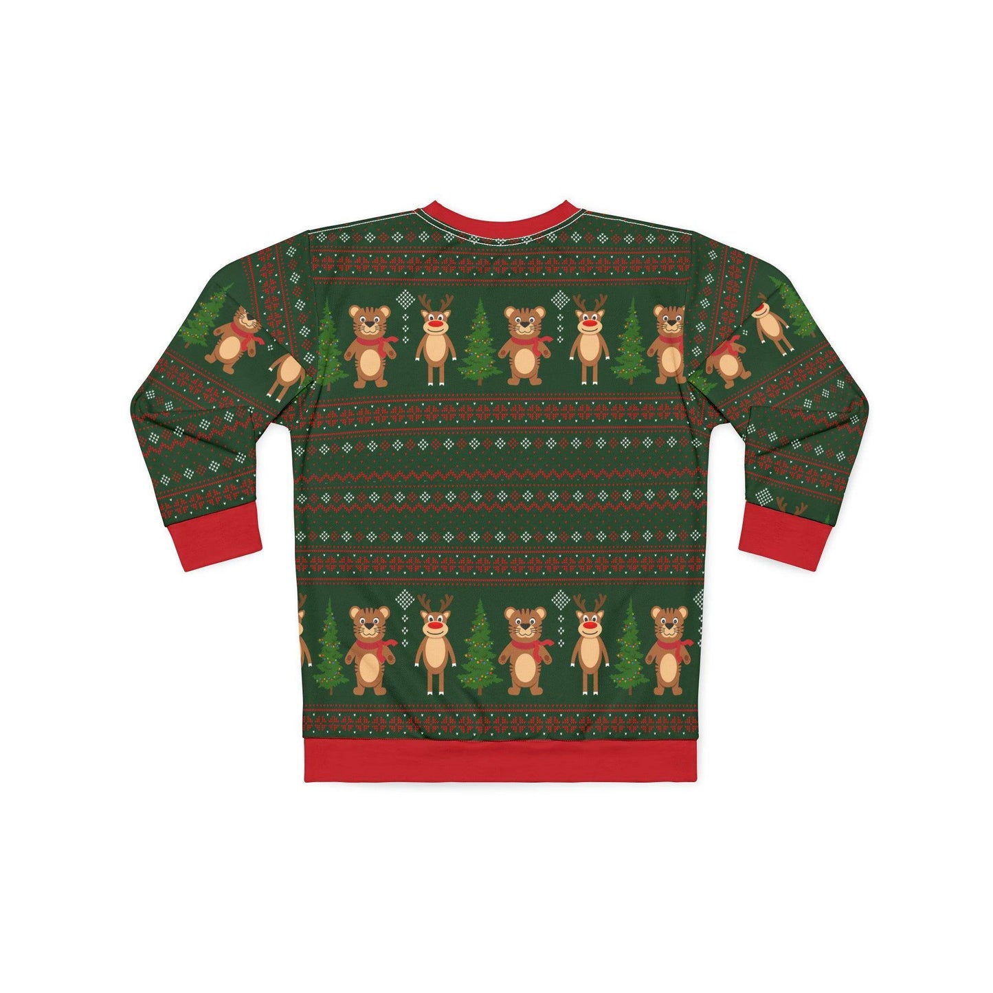 Ugly Christmas Sweater Green Christmas Sweatshirt Ugly Sweatshirt Full Ugly Christmas Shirt - Giftsmojo