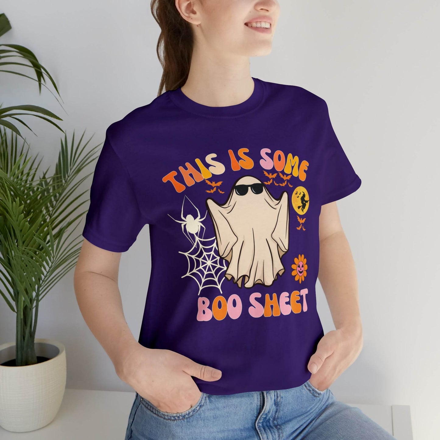 This Is Some Boo Sheet Funny Halloween Shirt Funny Halloween Costume Spooky Season Tee Funny Gift Shirt for Birthday Christmas Anniversary - Giftsmojo