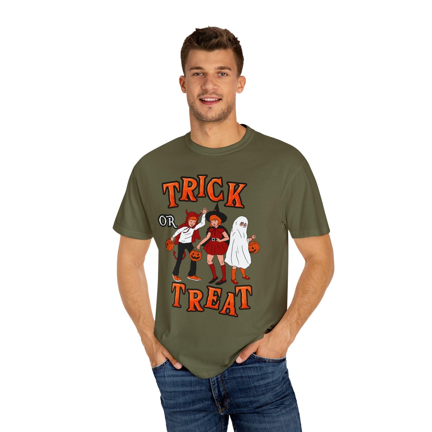 Cute Spooky Shirt Retro Halloween Tshirt Trick or Treat Shirt Vintage Shirt Halloween Shirt Halloween Gift Halloween T-shirt