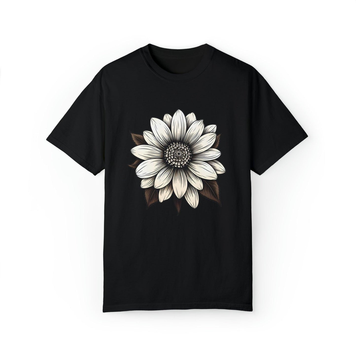 Sunflower Shirt Flower Shirt Aesthetic Women Top Floral Graphic Tee Floral Shirt Flower T-shirt, Wild Flower Shirt Gift For Her