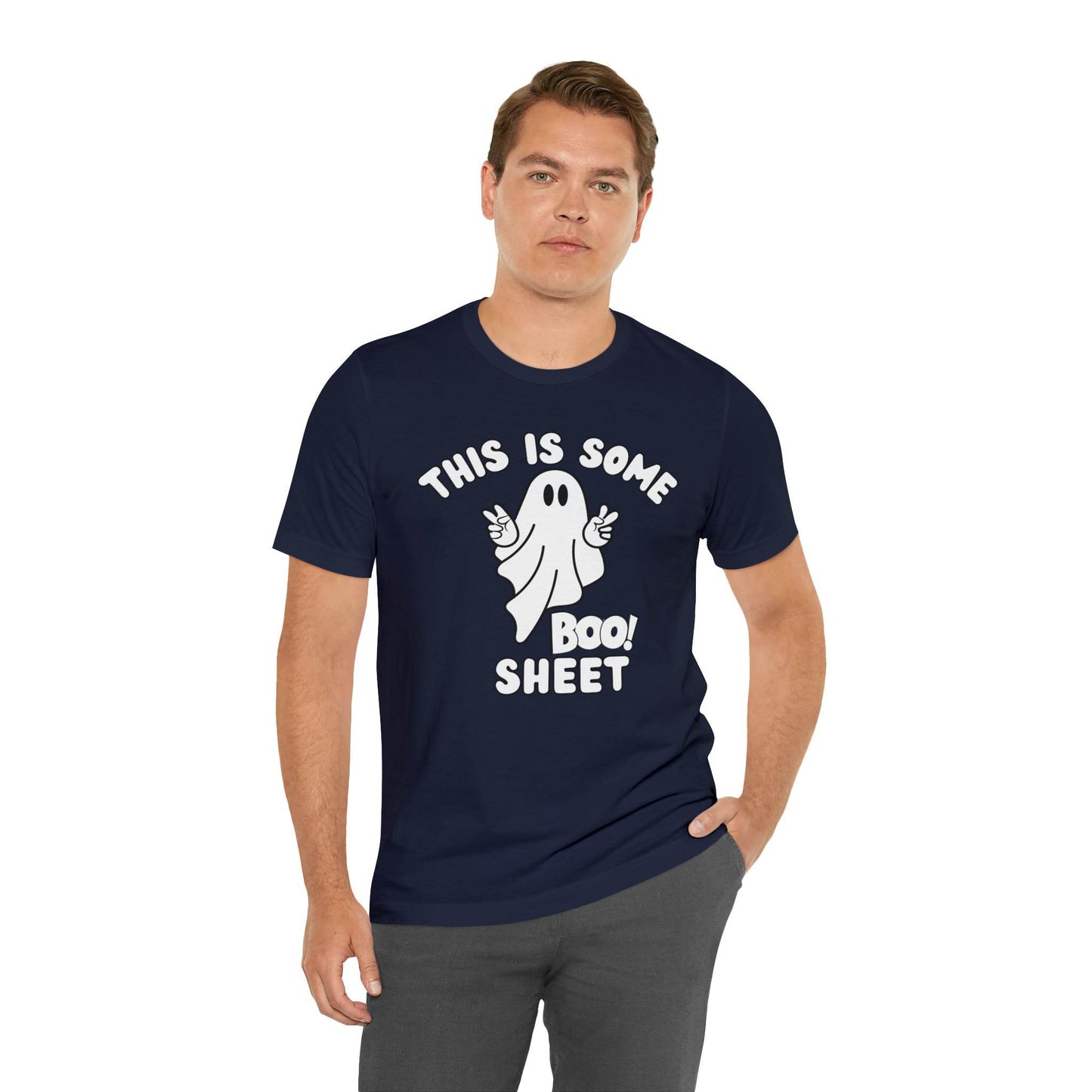 This Is Some Boo Sheet Funny Halloween Shirt Funny Halloween Costume Spooky Season Tee Funny Gift Shirt for Birthday Christmas Anniversary - Giftsmojo