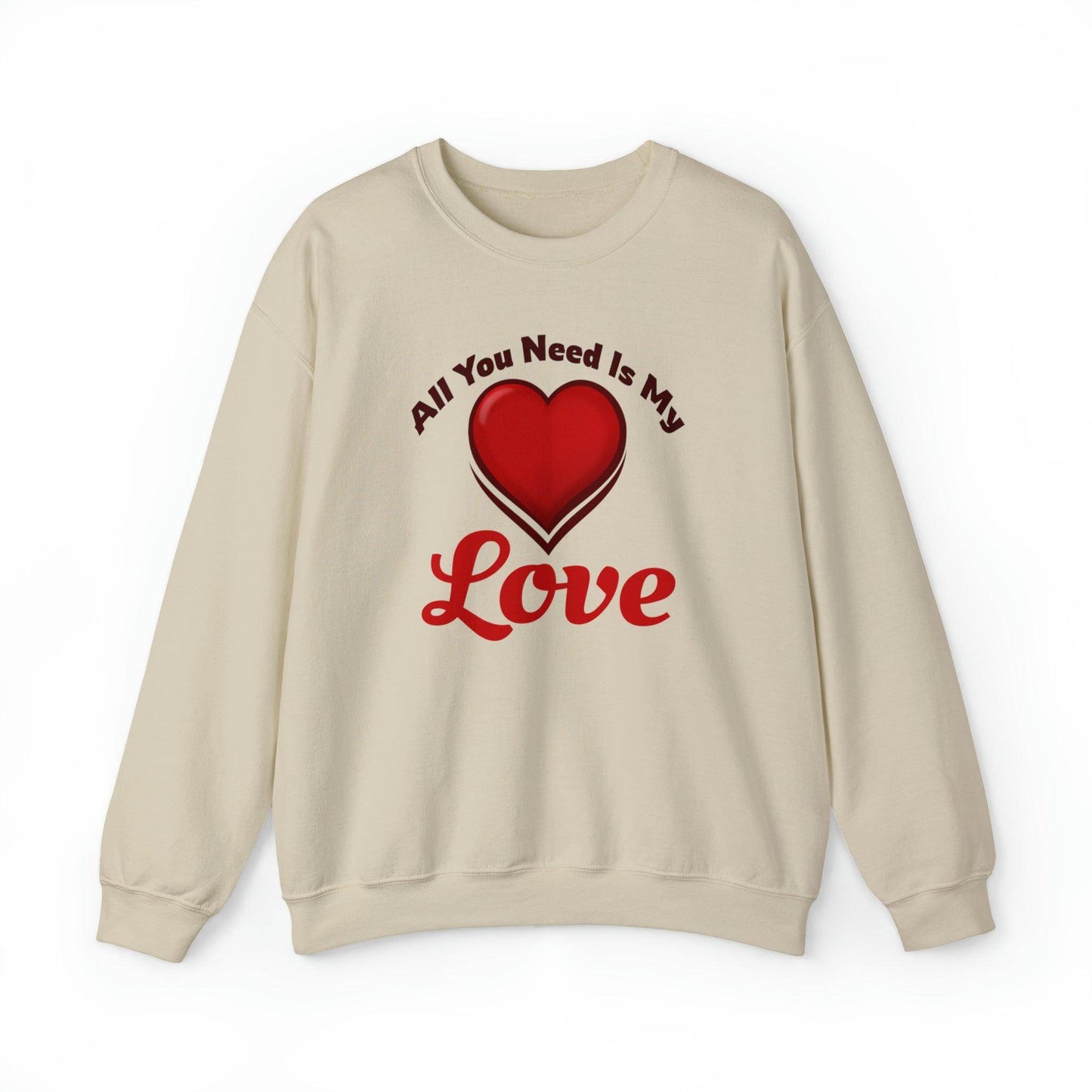 All you need is My Love Tee Hooded Sweatshirt - Giftsmojo