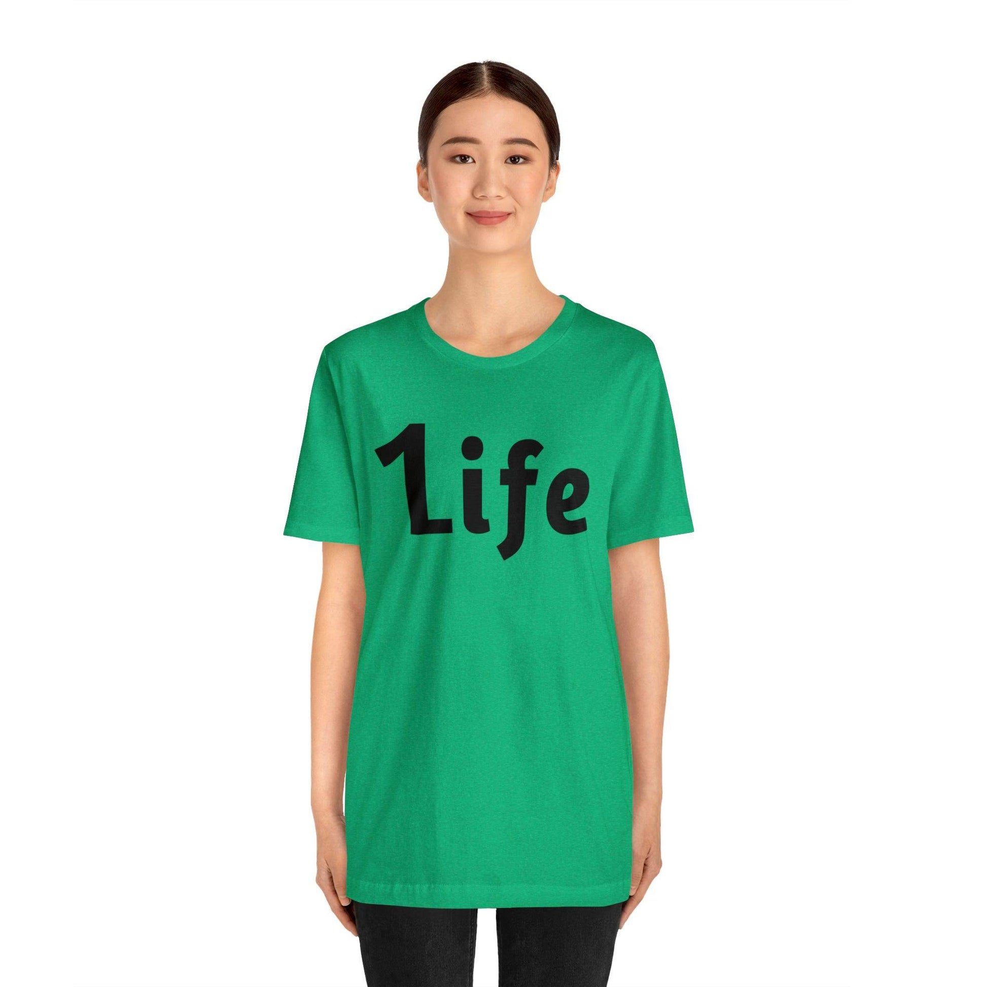 One life Shirt 1life shirt Live Your Life You Only Have One Life To Live - Giftsmojo