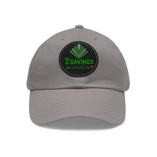 7savings Dad Hat with Leather Patch (Round) Plant lover hat - Giftsmojo