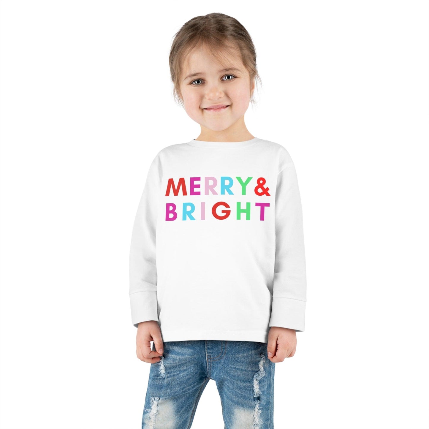 Toddler Christmas Shirt Toddler Christmas Long Sleeve Tee Kids Christmas Gift - Giftsmojo