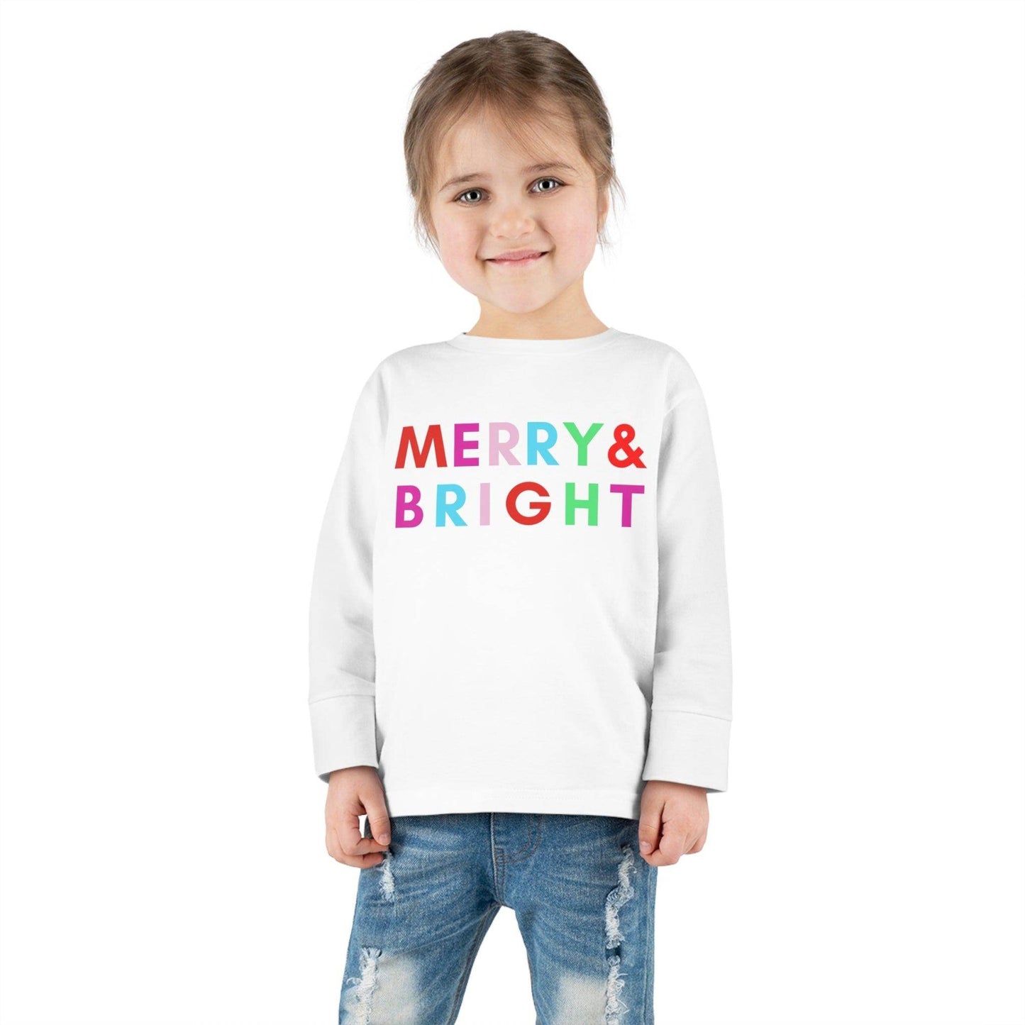 Toddler Christmas Shirt Toddler Christmas Long Sleeve Tee Kids Christmas Gift - Giftsmojo