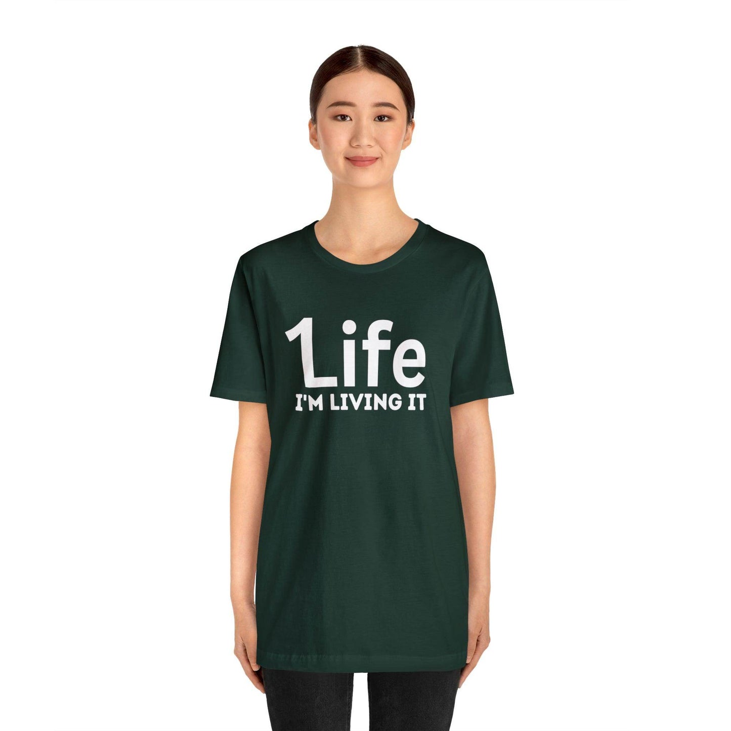 One Life I'M Living It Shirt One life Shirt 1life shirt Live Your Life You Only Have One Life To Live Shirt - Giftsmojo