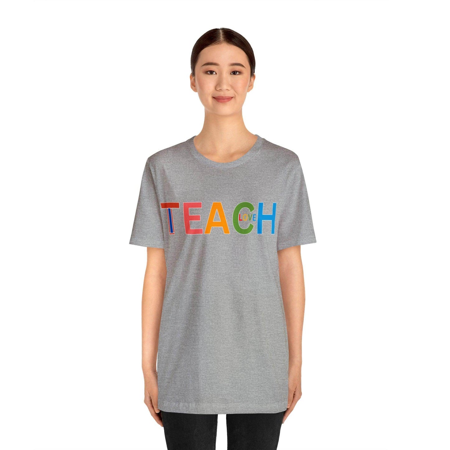 I Teach Love Shirt, Teacher Shirt, Teacher Appreciation Gift for Teachers - Giftsmojo