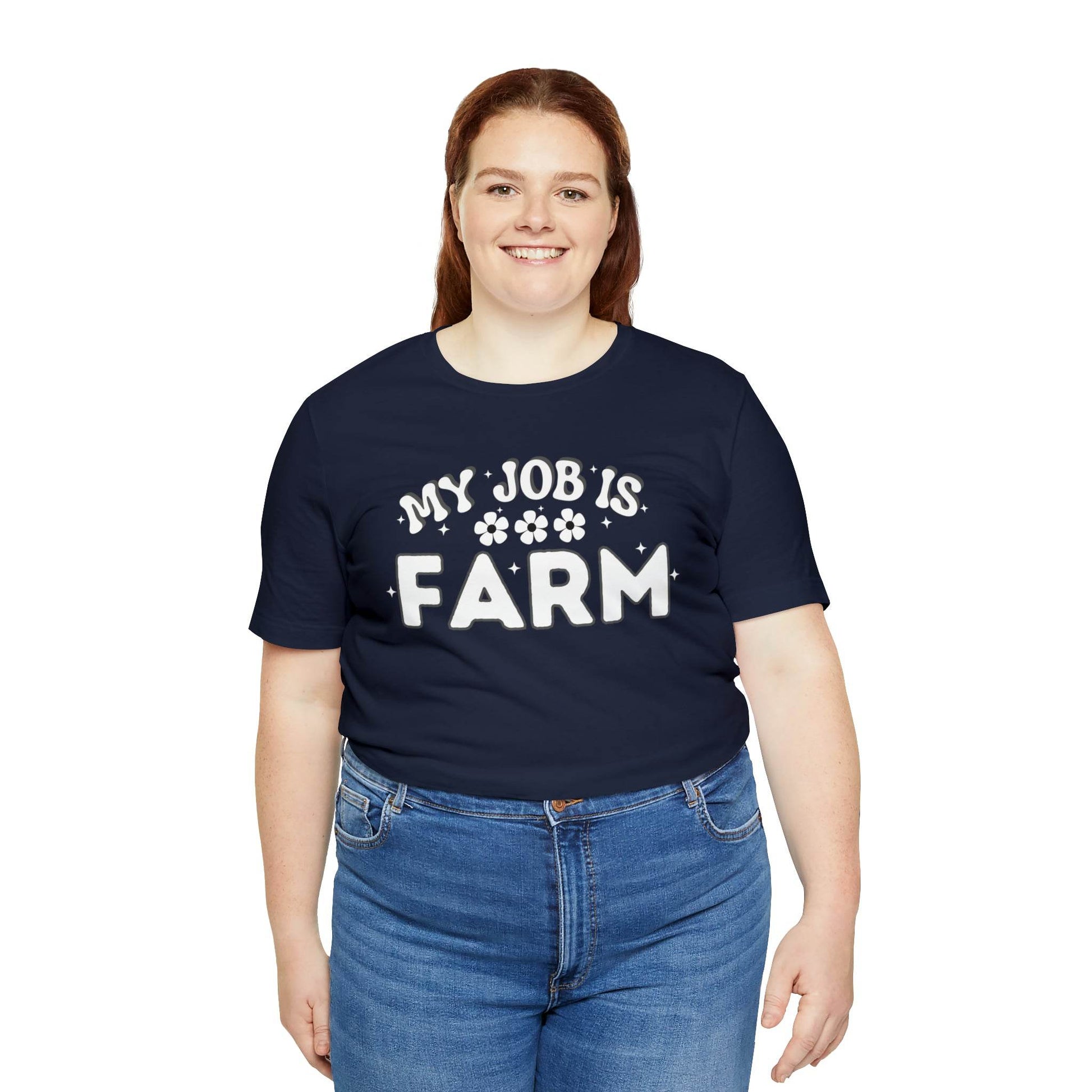 My Job is Farm Shirt Farmer Shirt Farming Shirt Homestead Gardening Shirt Farmers, Farmhand, Livestock Farmer, Crop Grower Horticulturist, Animal Scientist, Agricultural Engineer Environmental Scientist,  - Giftsmojo