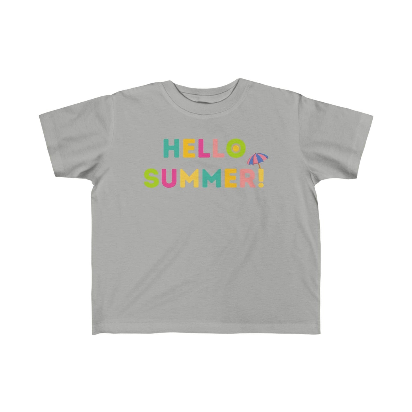 Toddler's Hello Summer Tee, Summer shirt for toddlers birthday gift Kids - Giftsmojo