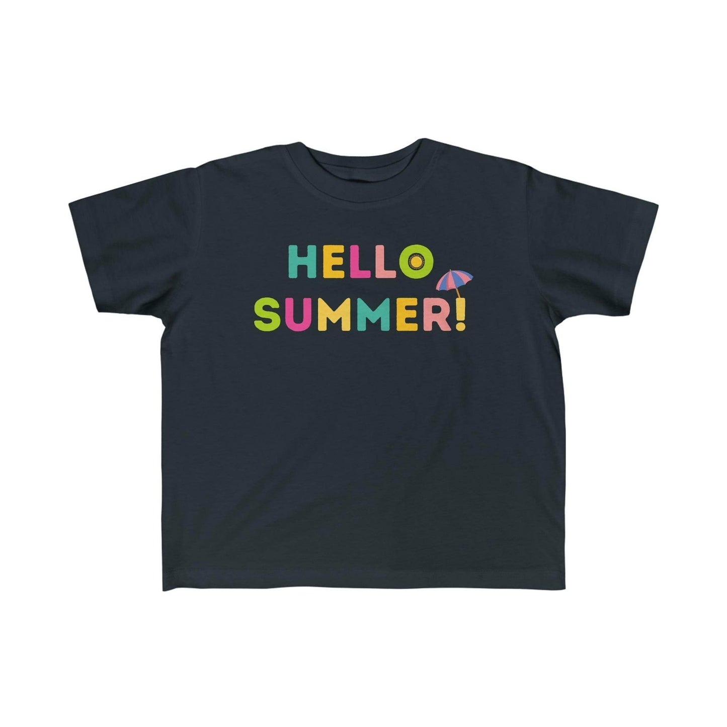 Toddler's Hello Summer Tee, Summer shirt for toddlers birthday gift Kids - Giftsmojo