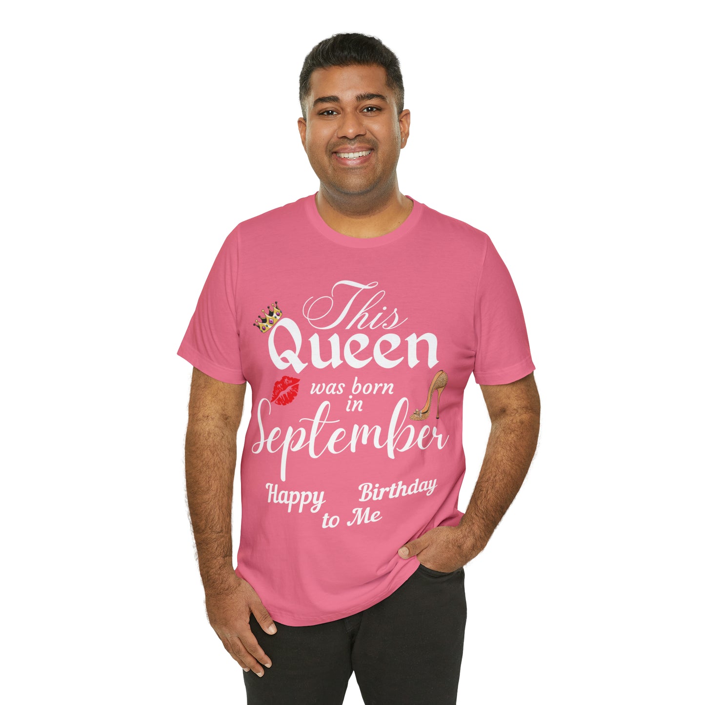 Birthday Queen Shirt, Gift for Birthday, This Queen was born in September Shirt, Funny Queen Shirt, Funny Birthday Shirt, Birthday Gift