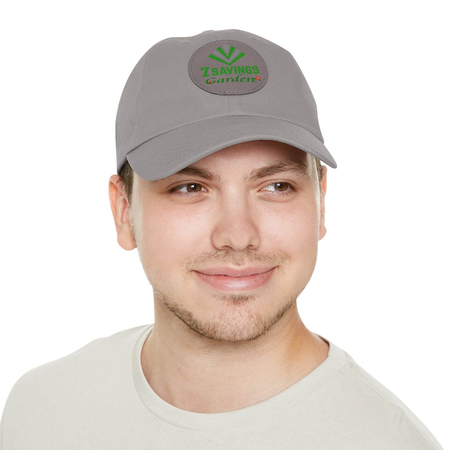 7savings Dad Hat with Leather Patch (Round) Plant lover hat - Giftsmojo