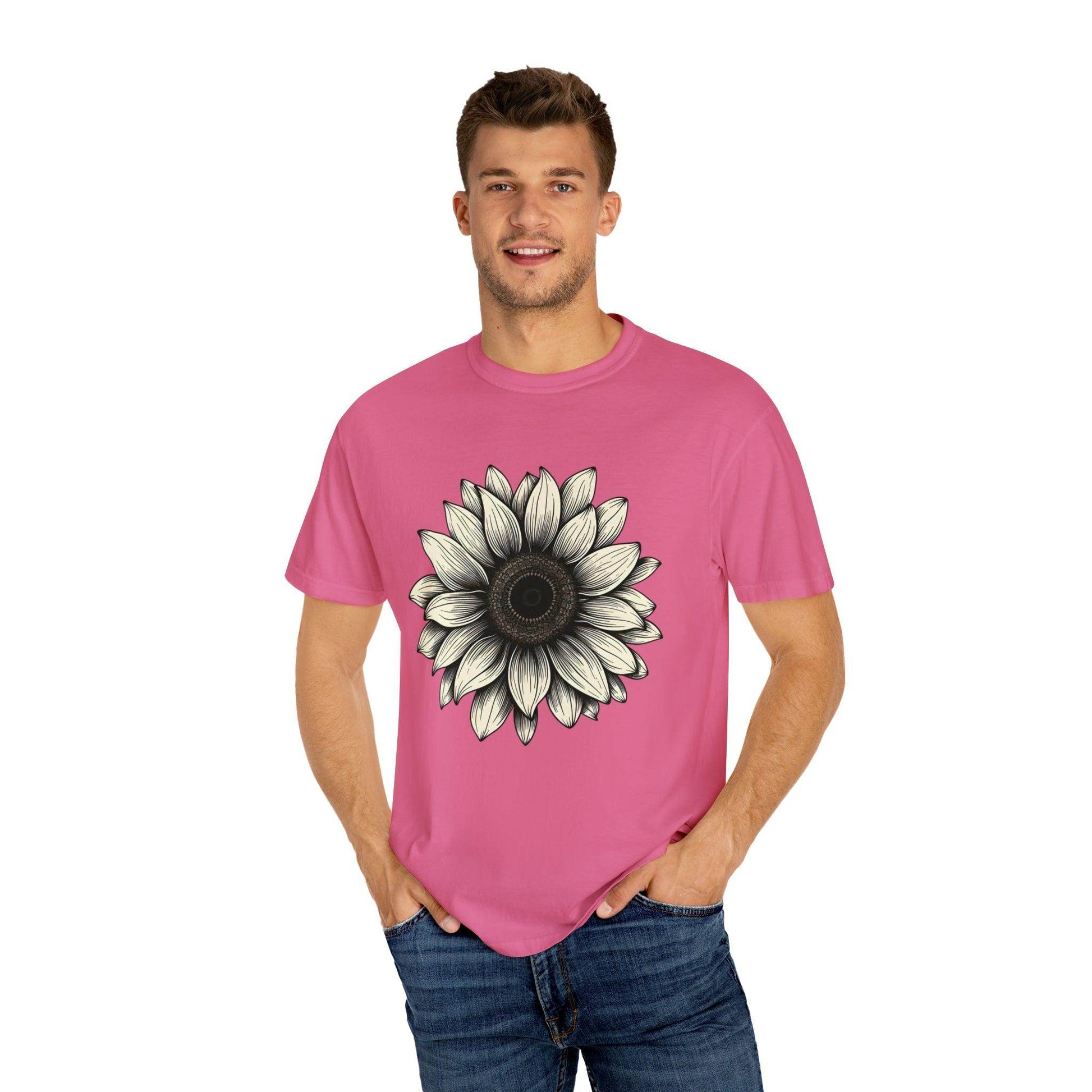 Sunflower Shirt Flower Shirt Aesthetic, Floral Graphic Tee Floral Shirt Flower T-shirt, Wild Flower Shirt Gift For Her Wildflower T-shirt - Giftsmojo