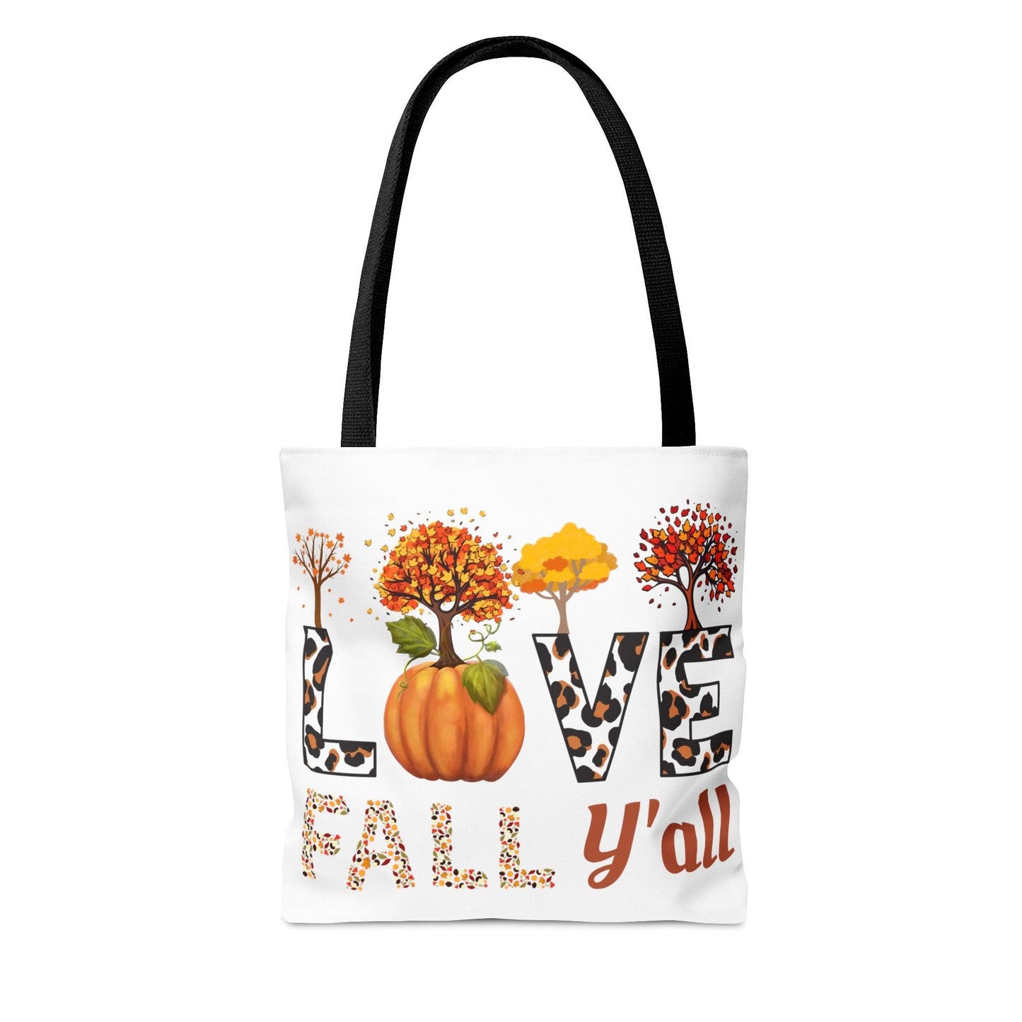 Love Fall Pumpkin Tote Bag Cute Market Bag, Eco Friendly Grocery Bag - Aesthetic Bag, Fall Tote Bag, Mom Bag Canvas Bag Pumpkin spice latte