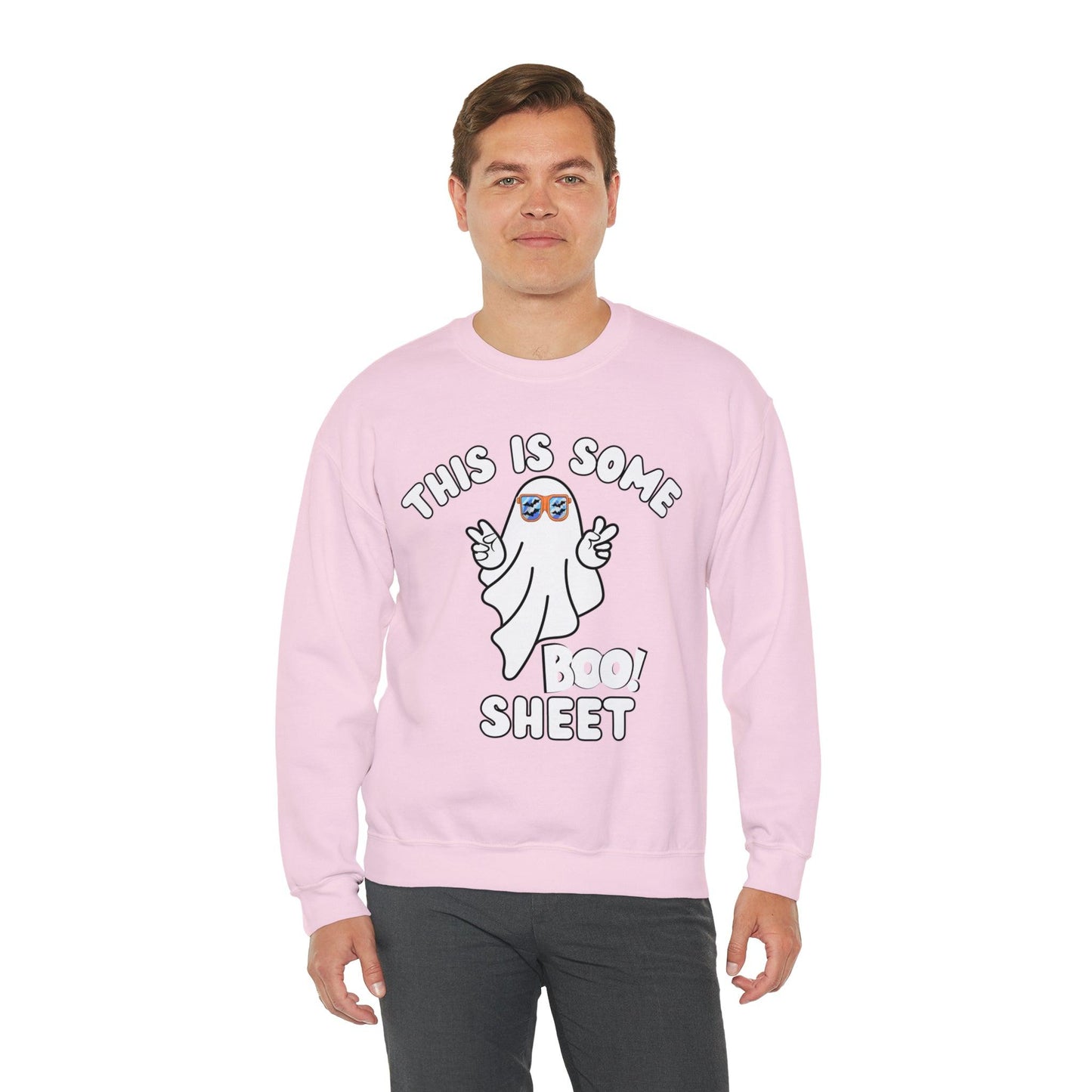 This Is Some Boo Sheet Ghost Sweatshirt Cute Ghost Sweatshirt Boo Ghost Sweatshirt Gift Shirt Funny Halloween Shirt Spooky Season Shirt