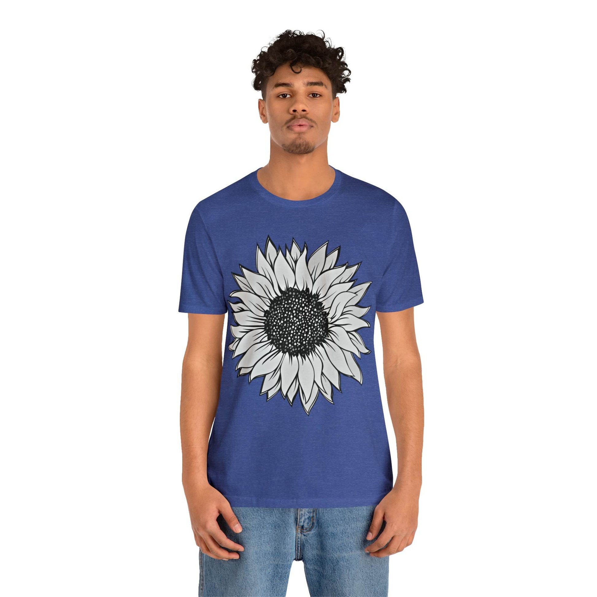 Sunflower Shirt, Floral Tee Shirt, Flower Shirt, Garden Shirt, Womens Fall Summer Shirt Sunshine Tee, Gift for Gardener, Nature love - Giftsmojo