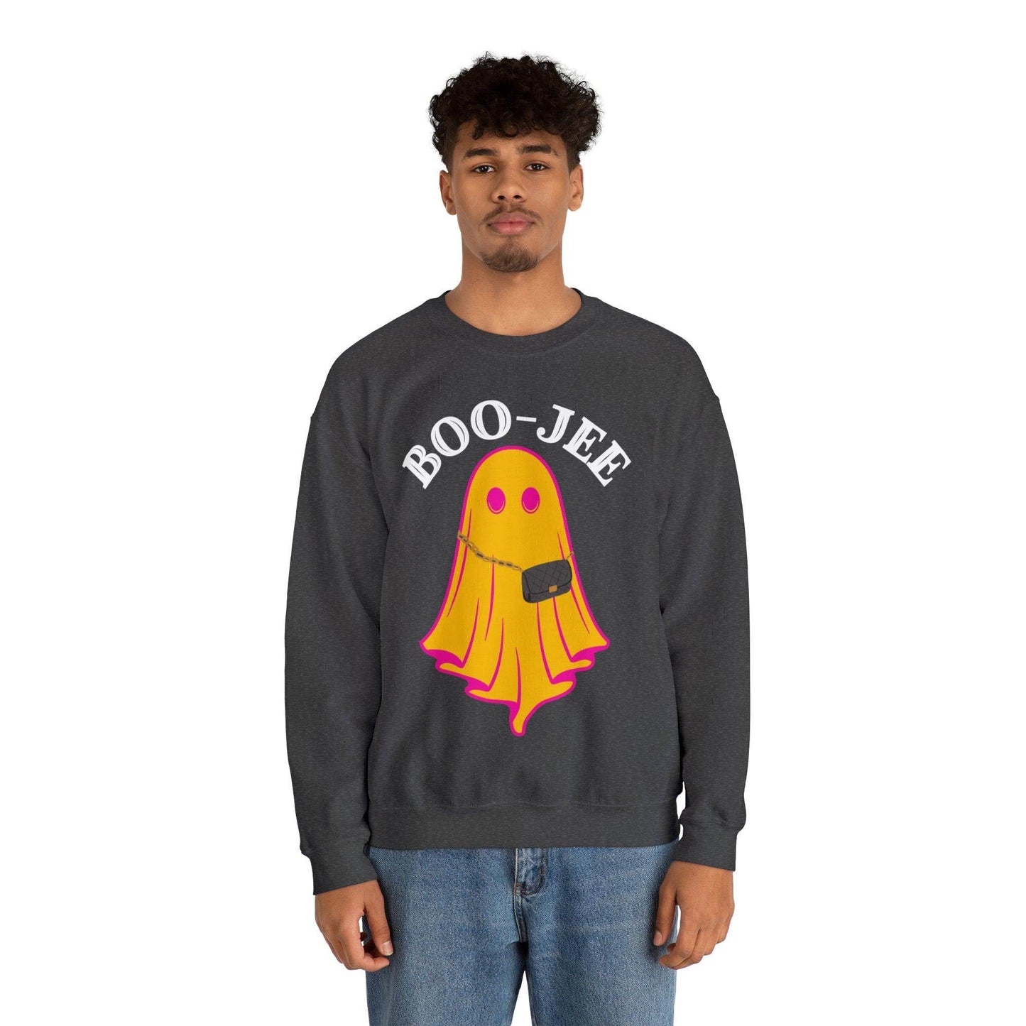 Boo-Jee Sweatshirt, Boo Halloween Sweatshirt, Spooky Ghost Sweatshirt, Boo Jee Shirt, Halloween Ghost Sweatshirt, Halloween Boo Shirt - Giftsmojo