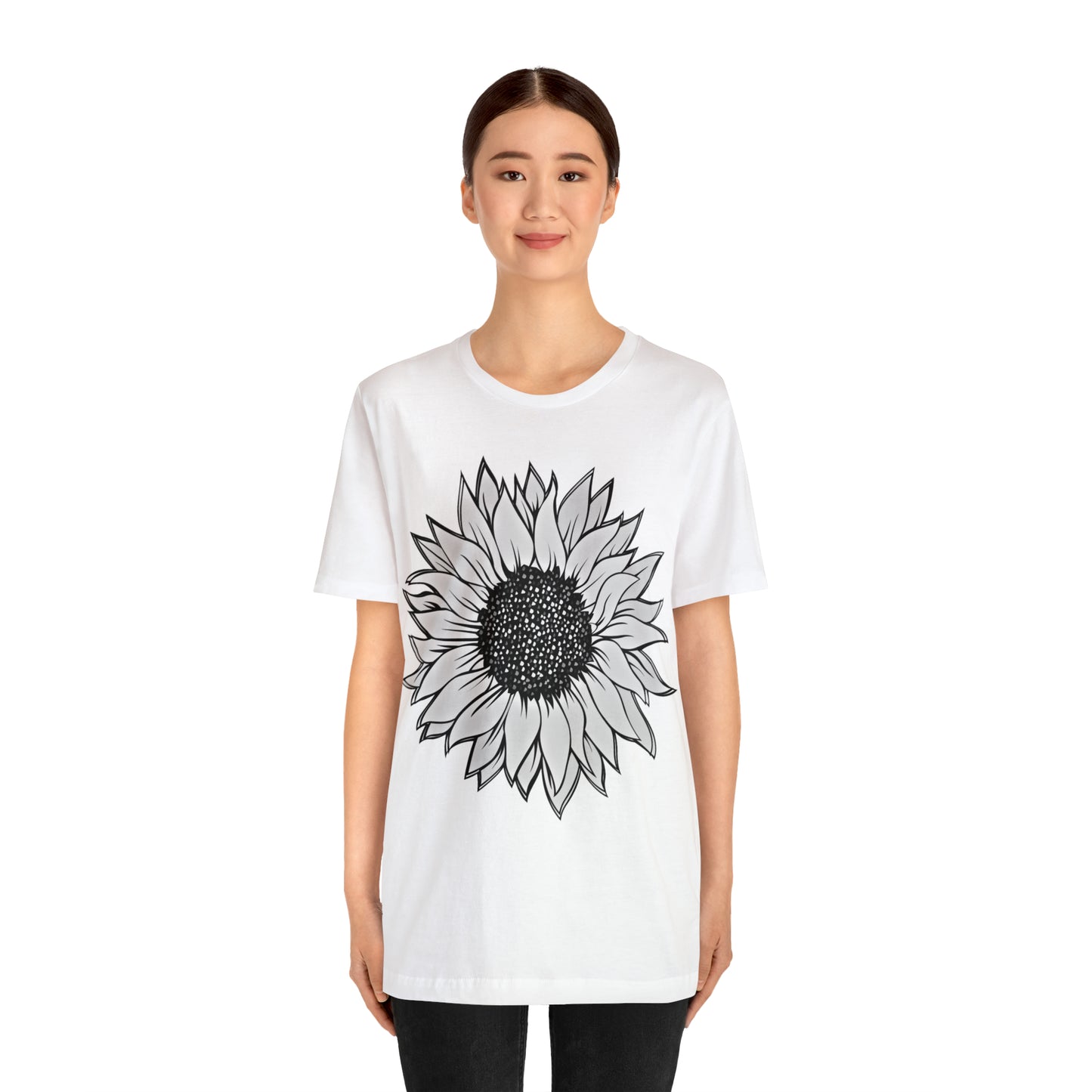 Sunflower Shirt, Floral Tee Shirt, Flower Shirt, Garden Shirt, Womens Fall Summer Shirt Sunshine Tee, Gift for Gardener, Nature love