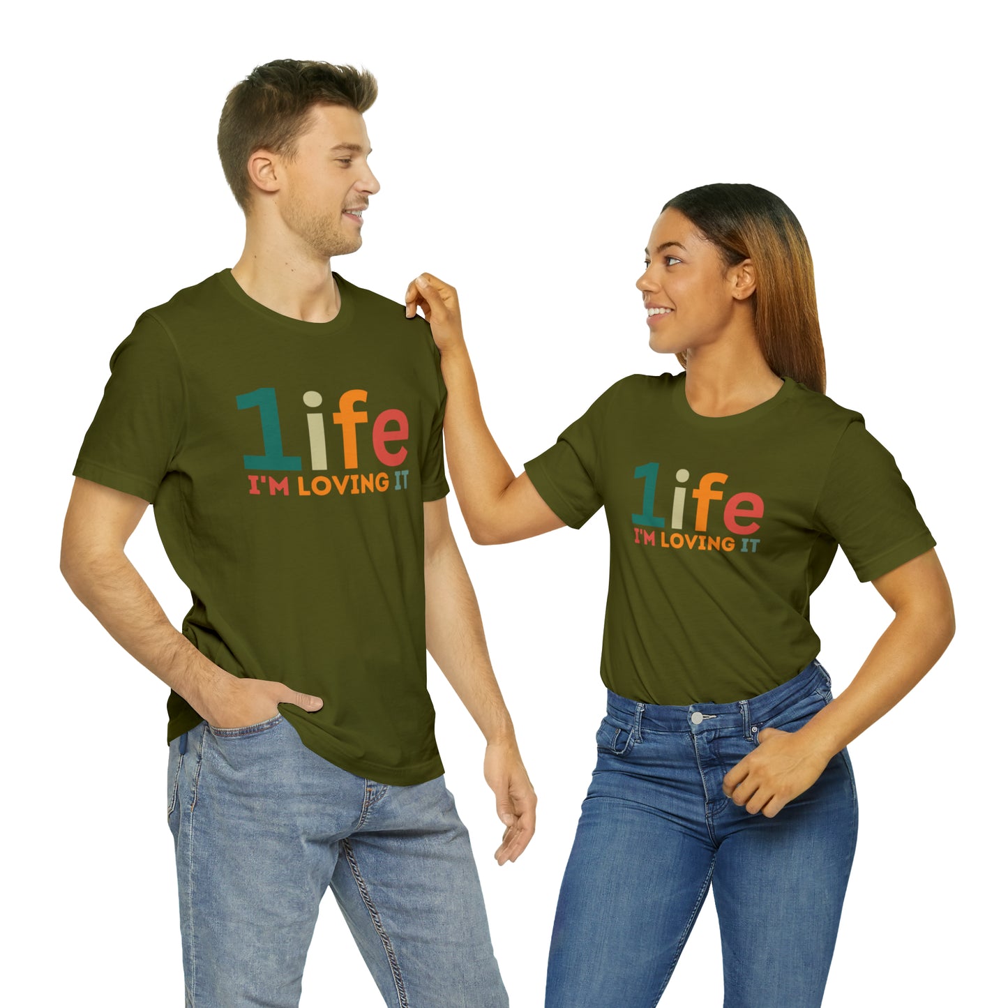 One life I'M Loving It Shirt Retro 1life shirt Live Your Life You Only Have One Life To Live Retro Shirt