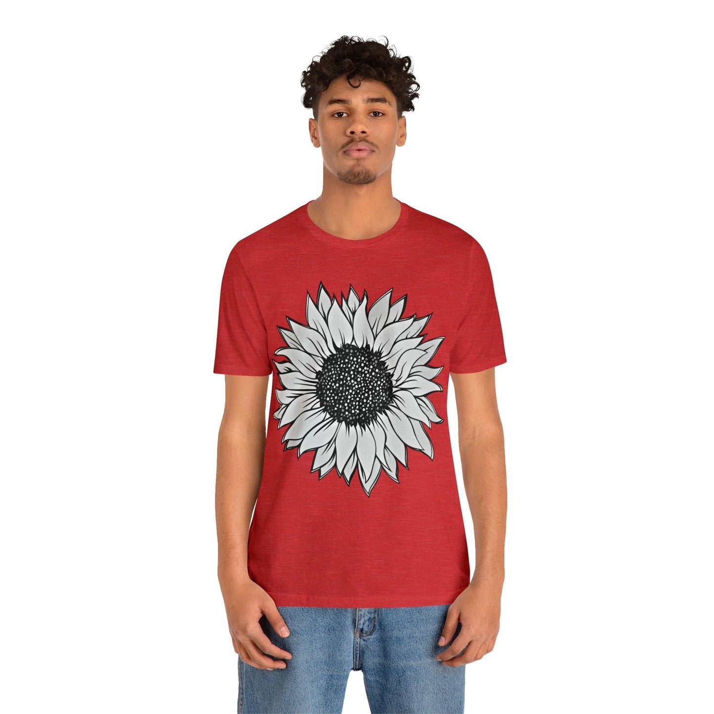 Sunflower Shirt, Floral Tee Shirt, Flower Shirt, Garden Shirt, Womens Fall Summer Shirt Sunshine Tee, Gift for Gardener, Nature love