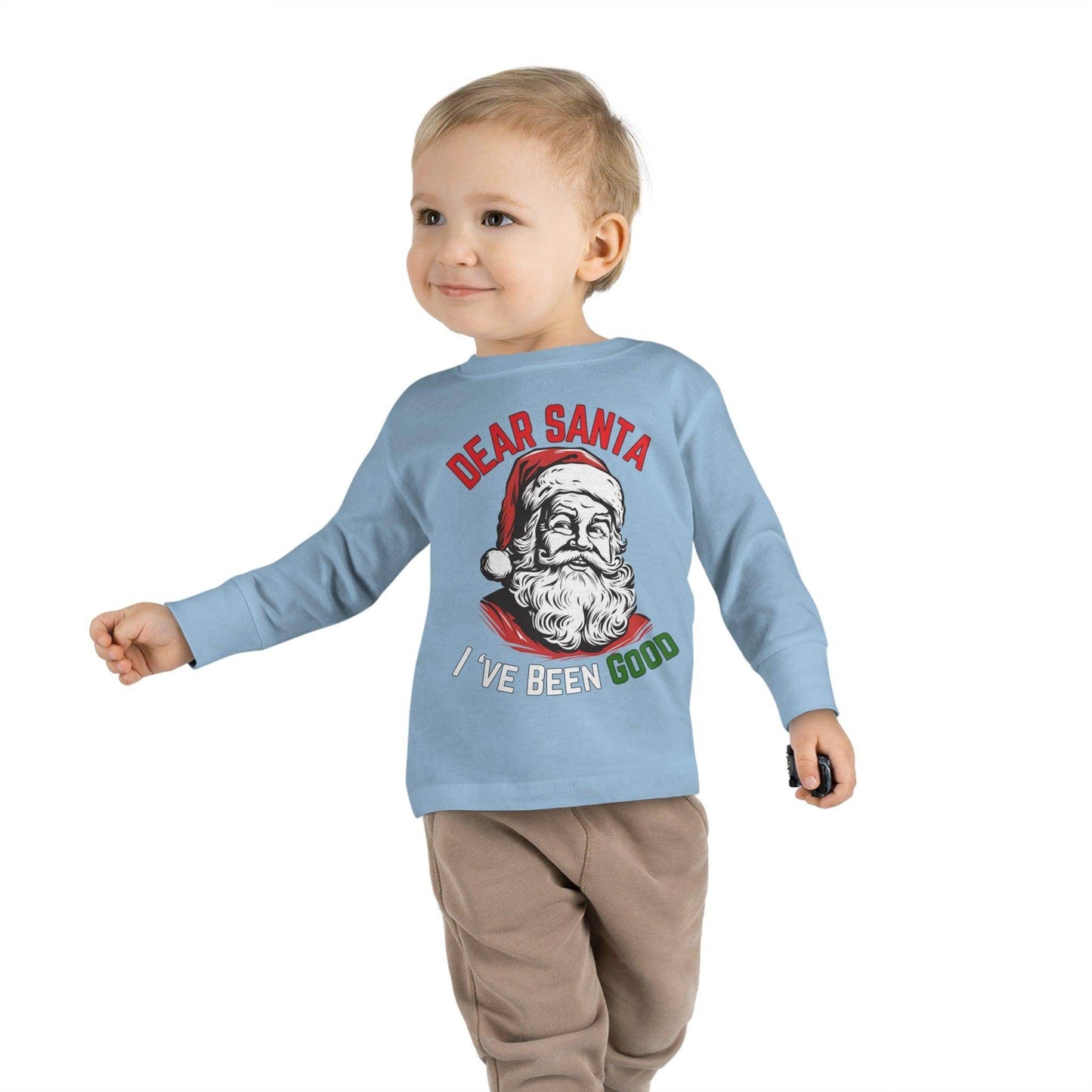 Santa I Have Been Good Christmas Shirt for Kids Christmas Outfit for Kids - Giftsmojo