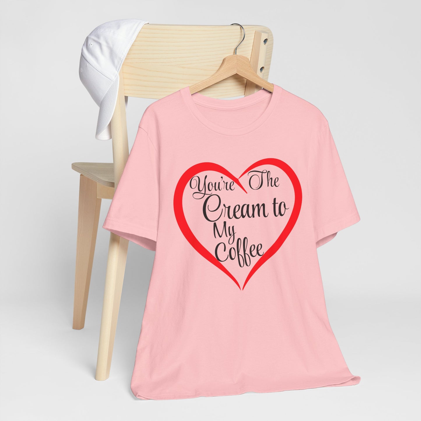 Funny Couple Tee - Unisex Jersey Short Sleeve Tee - Cream to my Coffee