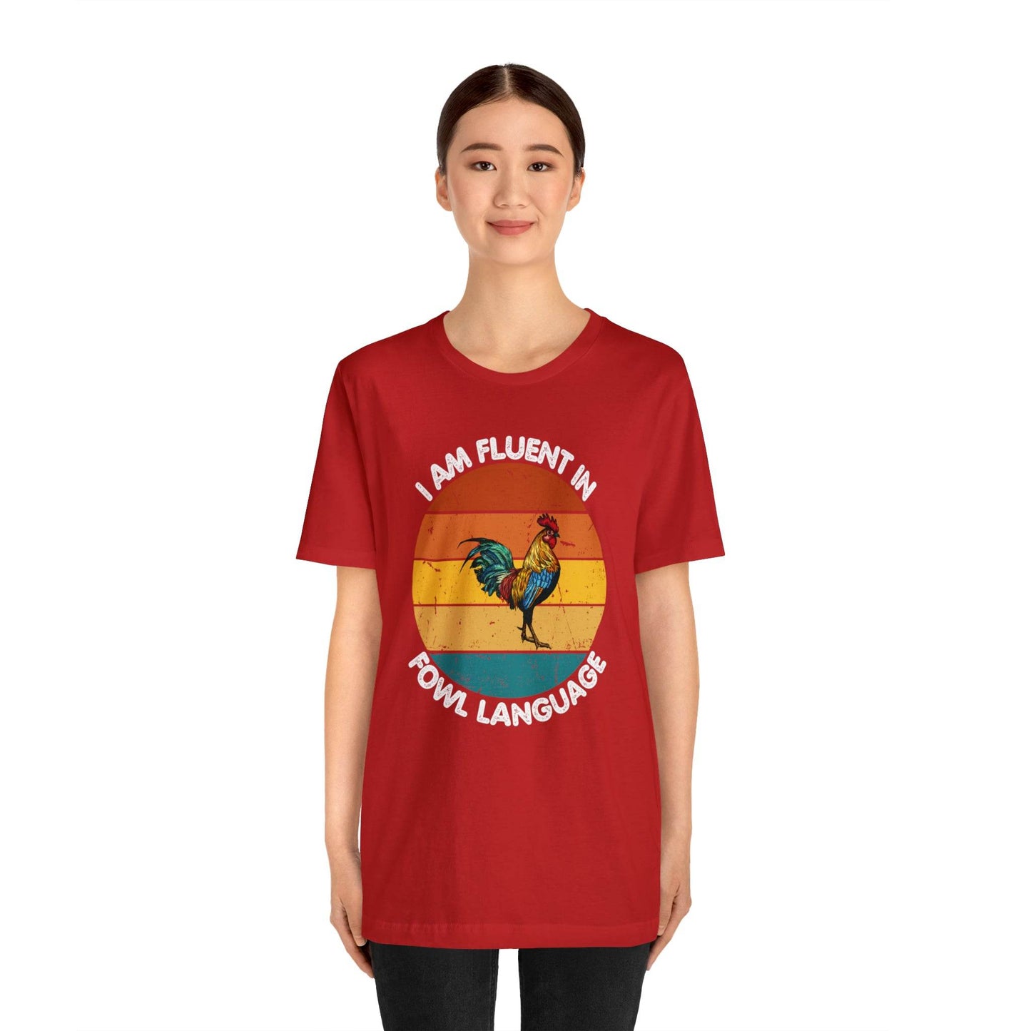Fluent in Fowl Language shirt, Chicken Shirt Chicken Tee Chicken Owner Gift - Gift For Chicken Lover gift - Giftsmojo