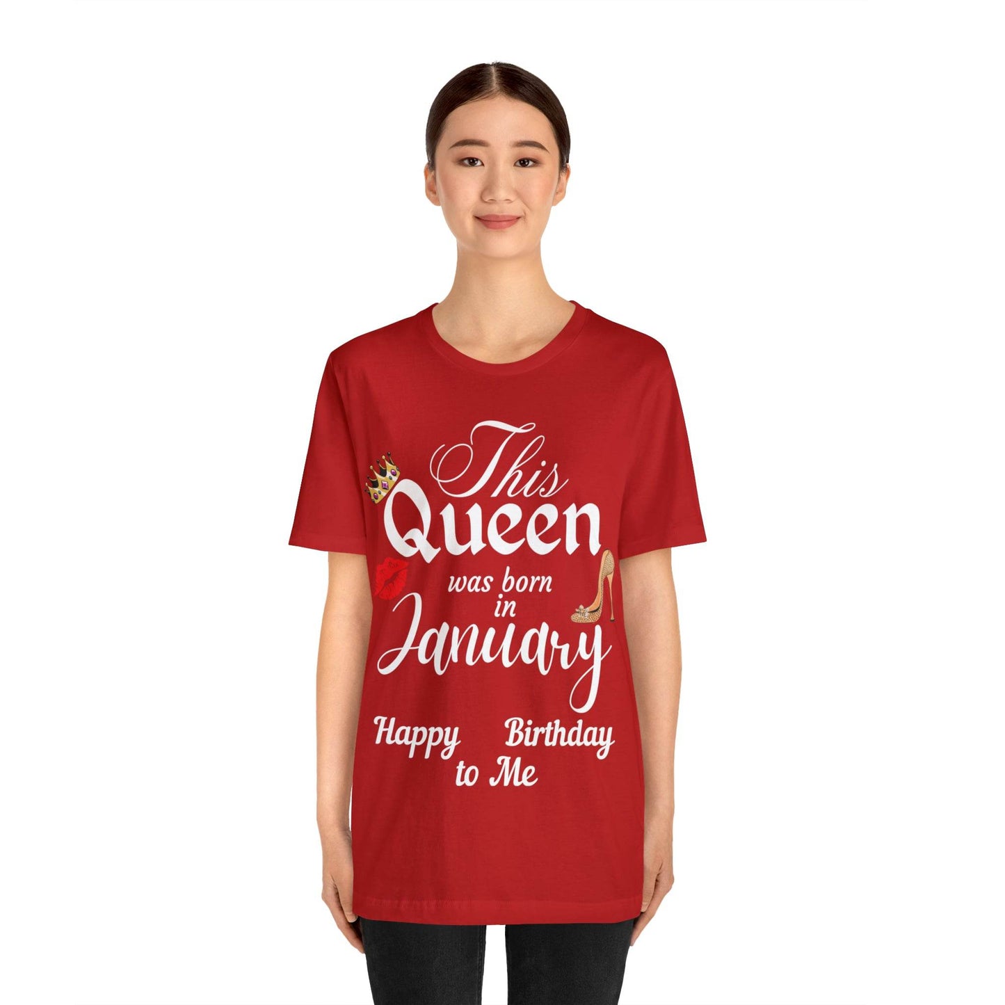 Birthday Queen Shirt, Gift for Birthday, This Queen was born in January Shirt, Funny Queen Shirt, Funny Birthday Shirt, Birthday Gift - Giftsmojo