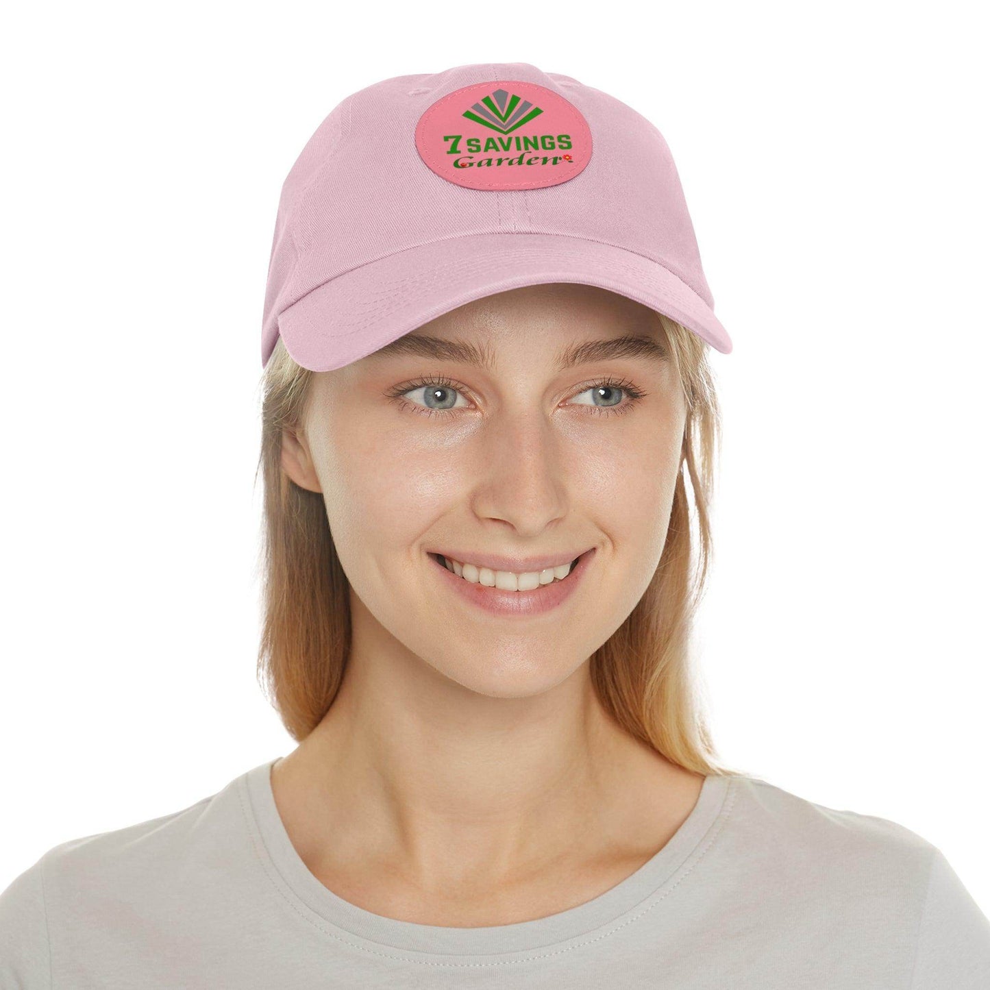7savings Dad Hat with Leather Patch (Round) Plant lover hat - Giftsmojo