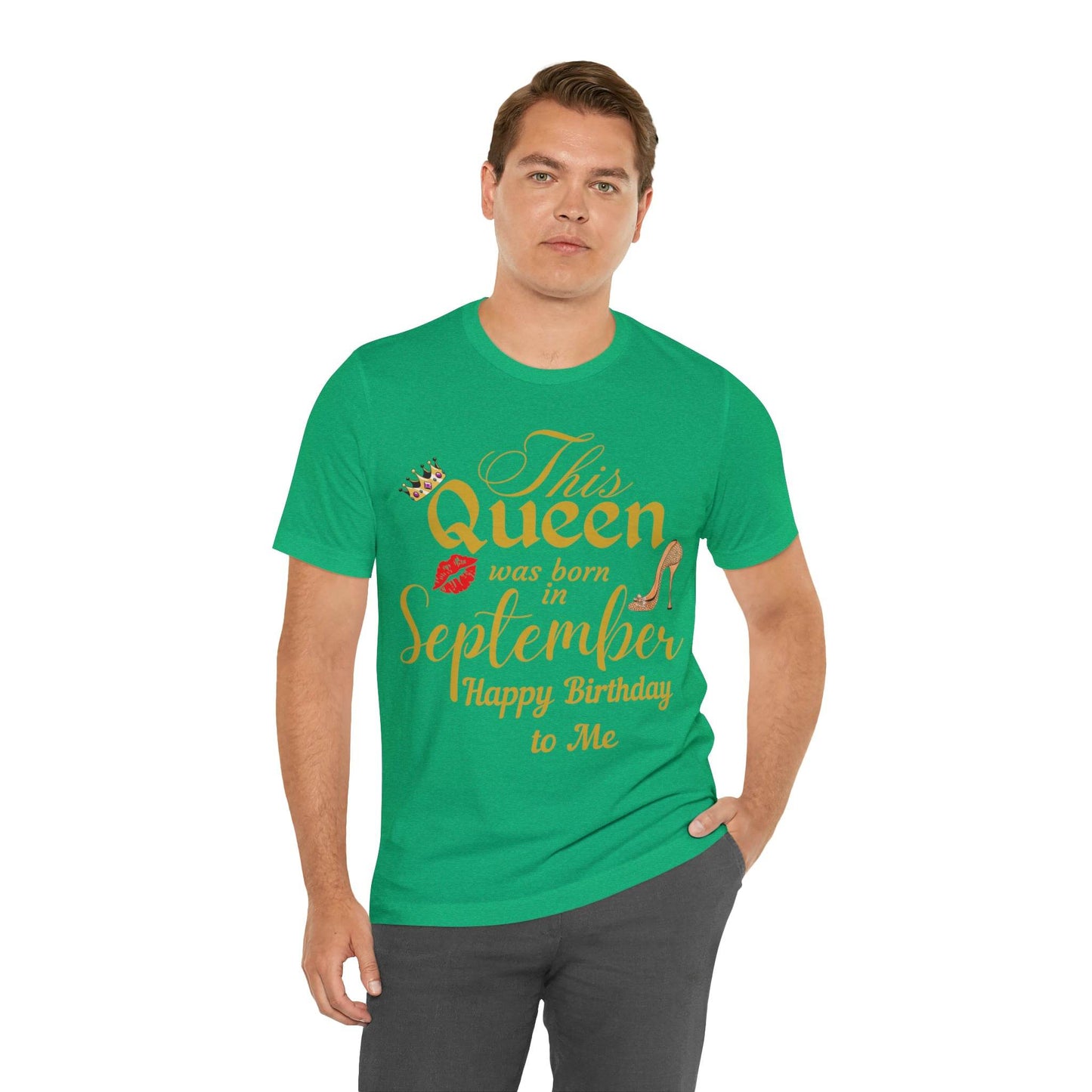 Birthday Queen Shirt, Gift for Birthday, This Queen was born in September Shirt, Funny Queen Shirt, Funny Birthday Shirt, Birthday Gift - Giftsmojo