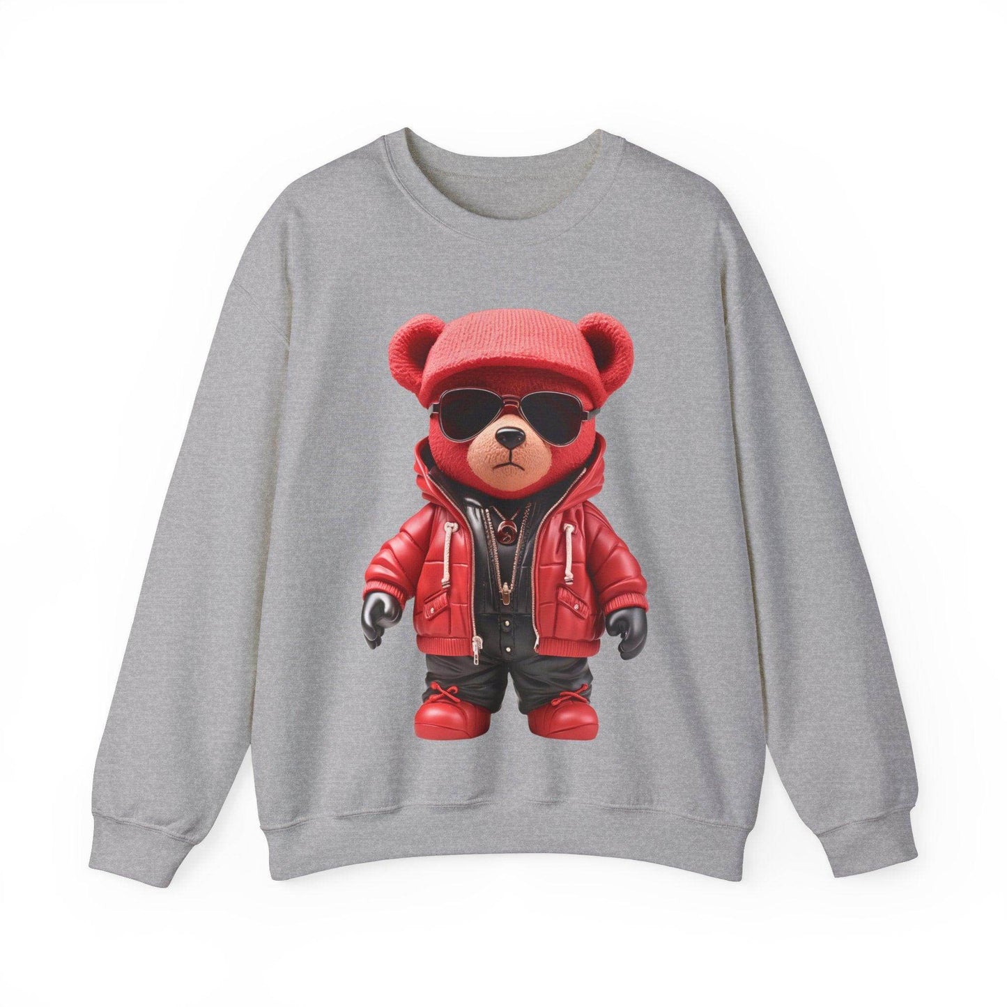 Hip-Hop Teddy Bear Sweatshirt: Elevate Your Style with Streetwear Chic - Giftsmojo