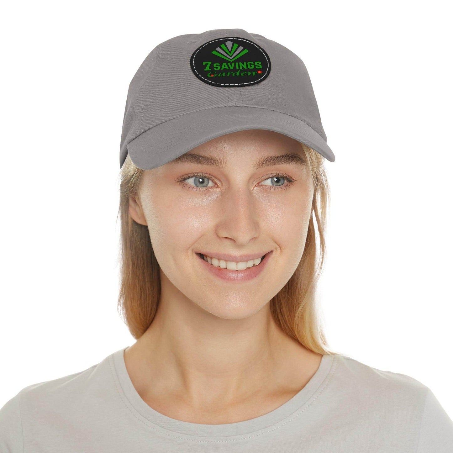 7savings Dad Hat with Leather Patch (Round) Plant lover hat - Giftsmojo