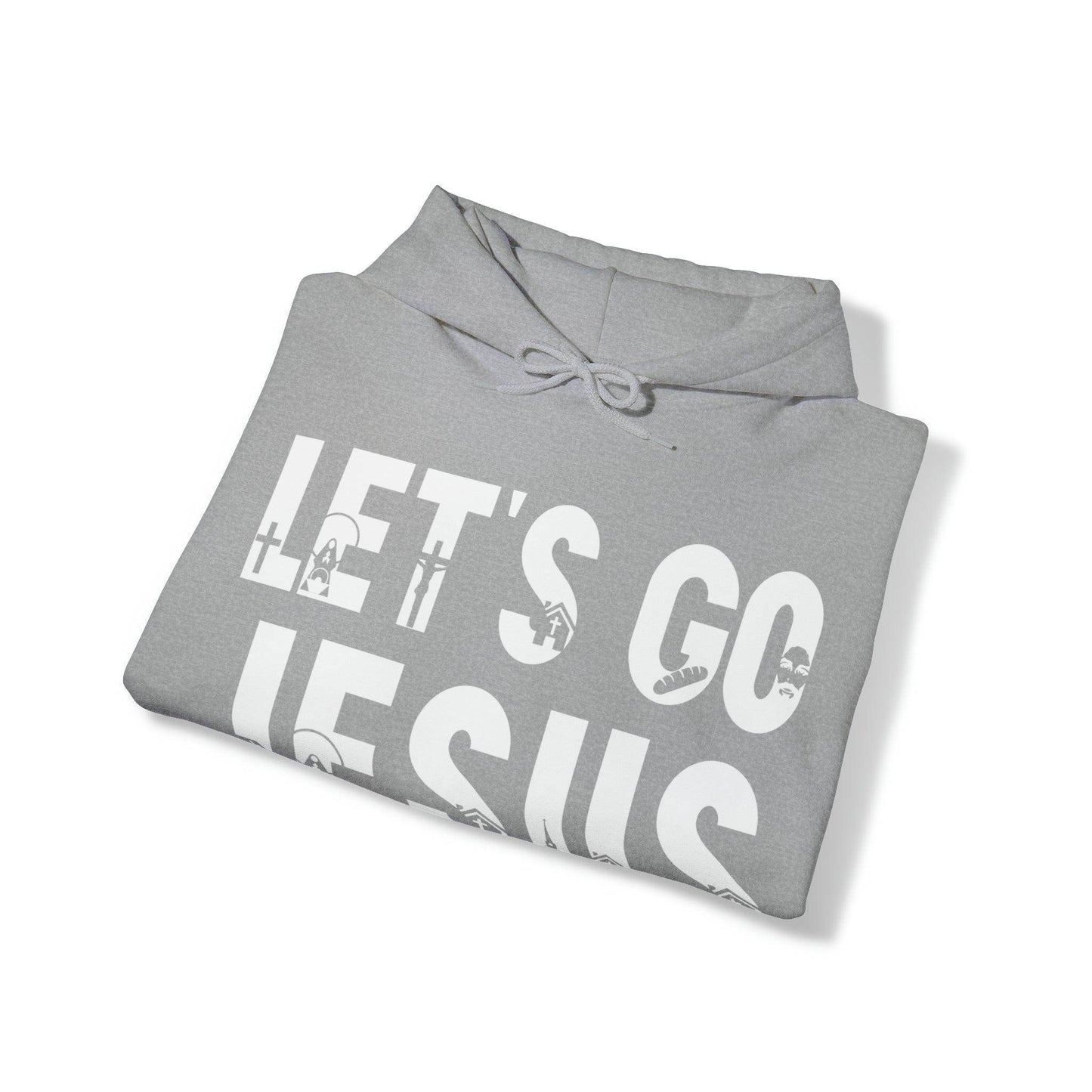 Let's Go Jesus Hooded Sweatshirt Funny Christian Shirt Christian Gift Trendy Christian Sweatshirt Religious Sweatshirt Jesus Hoodie Faith Shirt - Giftsmojo