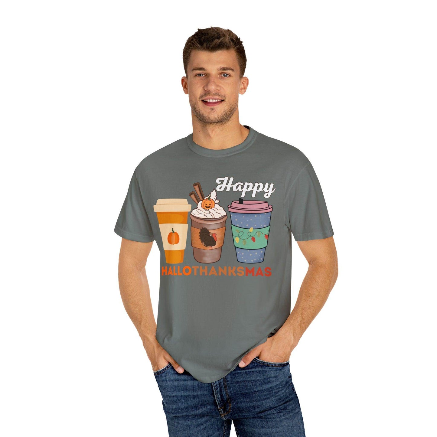 HALLOTHANKSMAS Gift for Fall Halloween Thanksgiving Christmas Gift - Giftsmojo