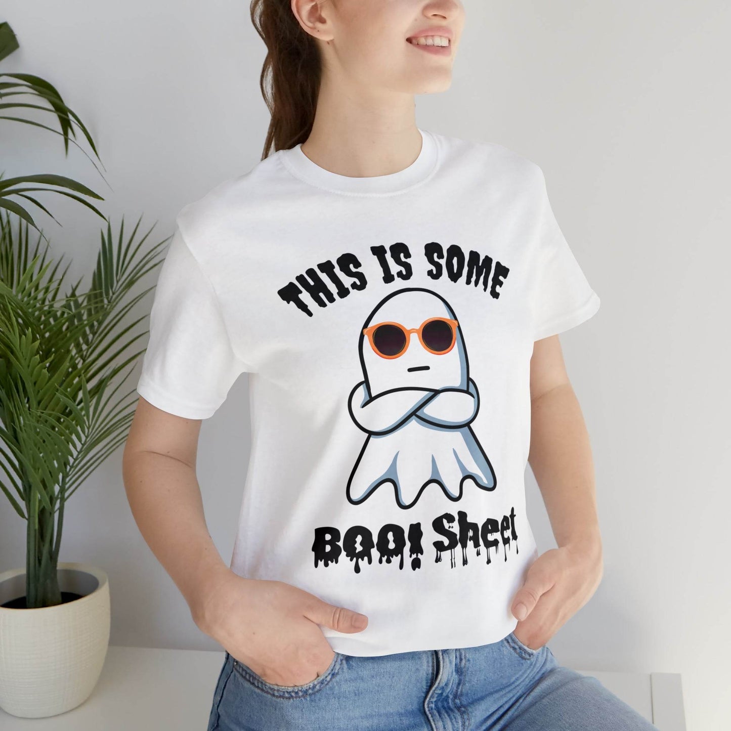 This Is Some Boo Sheet Funny Halloween Shirt Funny Halloween Costume Spooky Season Tee Funny Gift Shirt for Birthday Christmas Anniversary - Giftsmojo