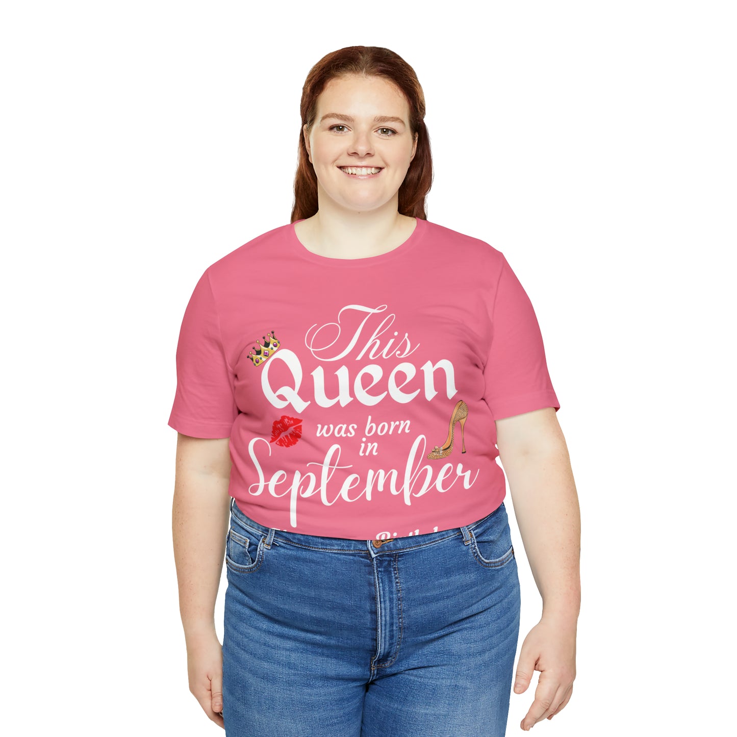 Birthday Queen Shirt, Gift for Birthday, This Queen was born in September Shirt, Funny Queen Shirt, Funny Birthday Shirt, Birthday Gift